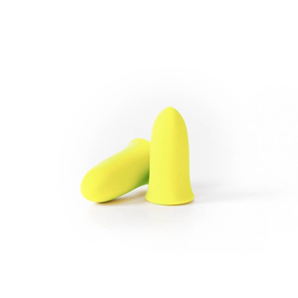 Deux paquets de bouchons d'oreilles en mousse blox®, petits, jaunes.