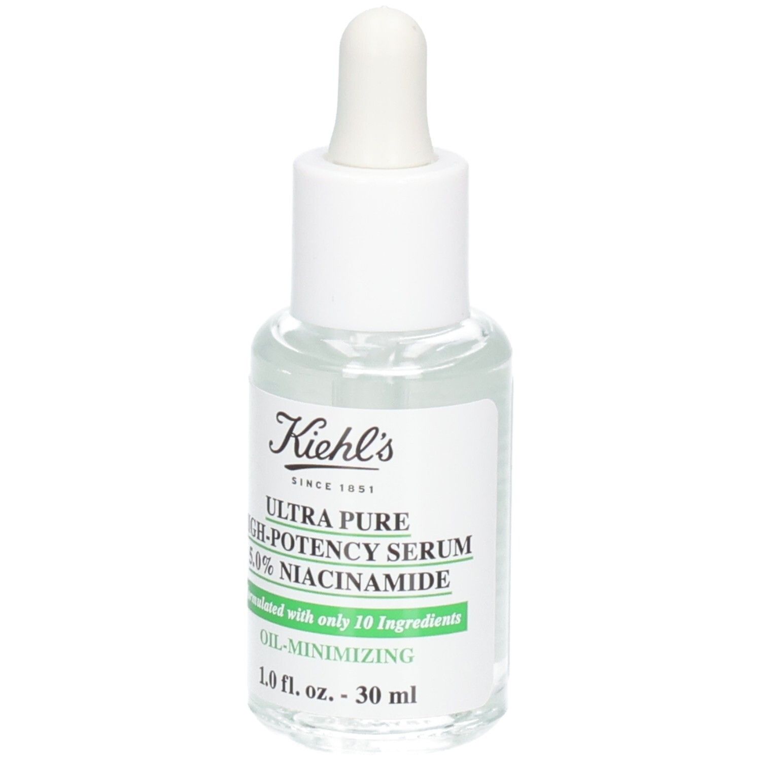 Sérum Ultra Pure High-Potency Kiehl's avec 5.0% Niacinamide, 30 ml, vue de face.