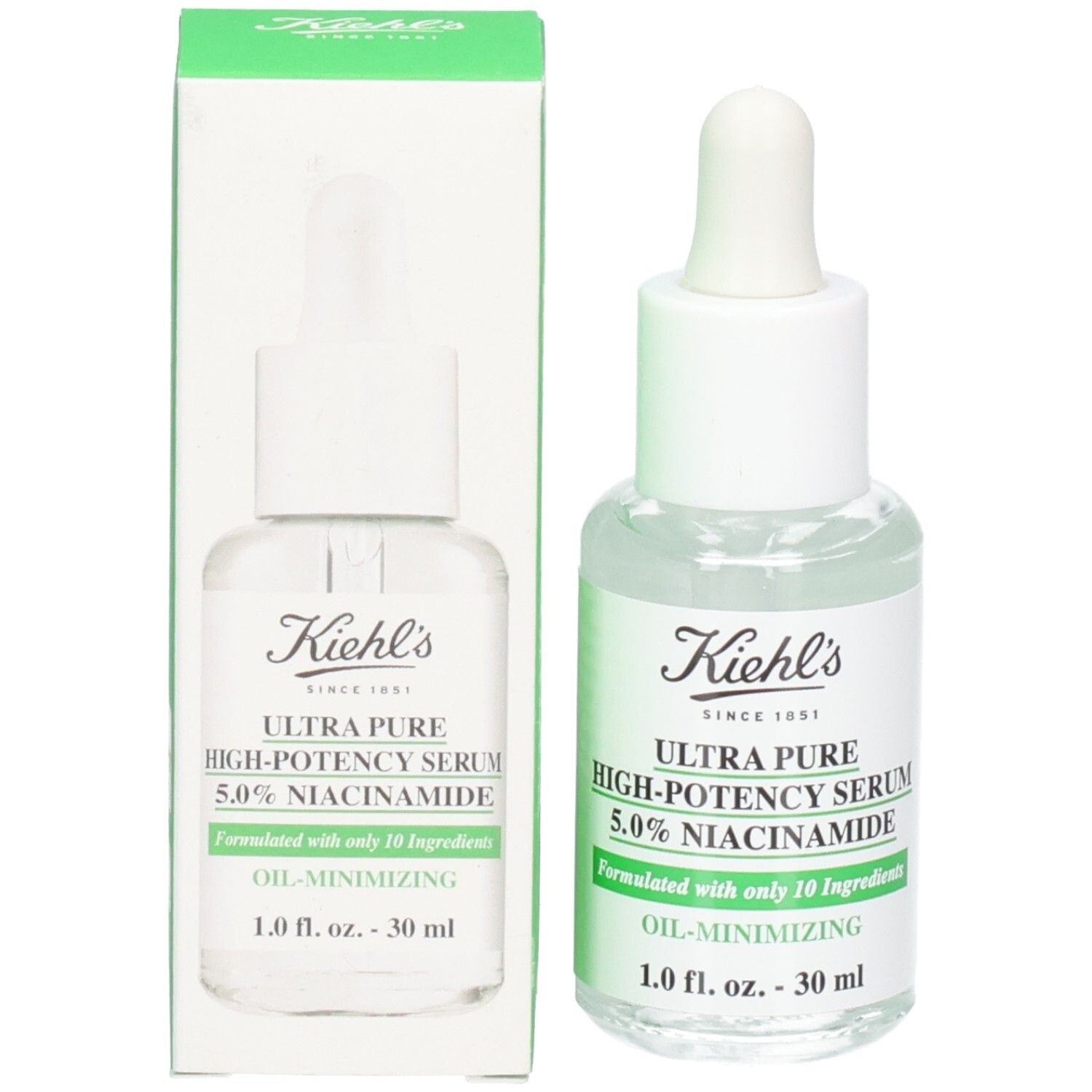 Sérum Ultra Pure High-Potency Kiehl's et son emballage.