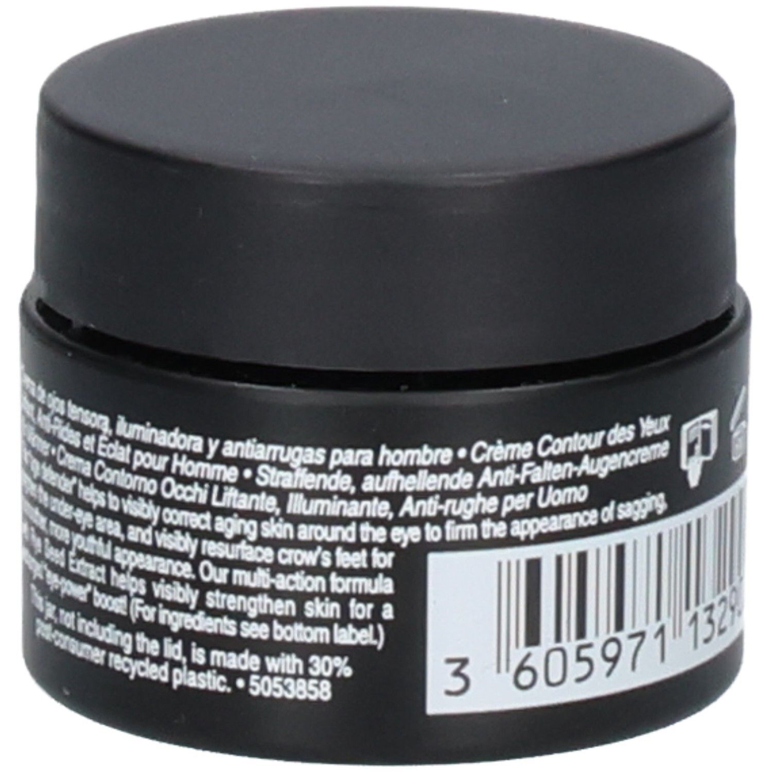 Kiehl's Age Defender Eye Repair Crème Contour des Yeux pour Hommes, vue latérale avec description.