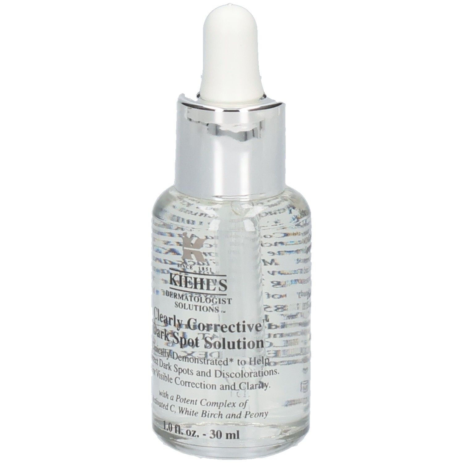 Kiehl's Clearly Corrective Dark Spot Solution Sérum en flacon de verre avec pipette. 30 ml.
