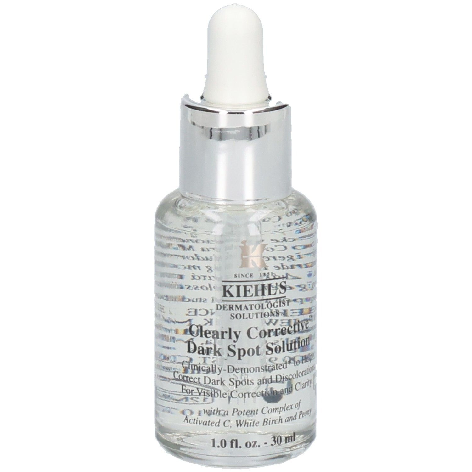 Kiehl's Clearly Corrective Dark Spot Solution Sérum en flacon de verre avec pipette. 30 ml.