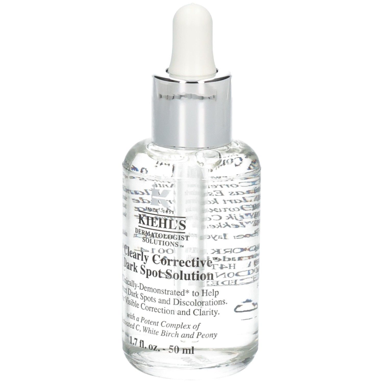 Kiehl's Clearly Corrective Dark Spot Solution sérum en flacon de verre avec pipette. 50 ml.
