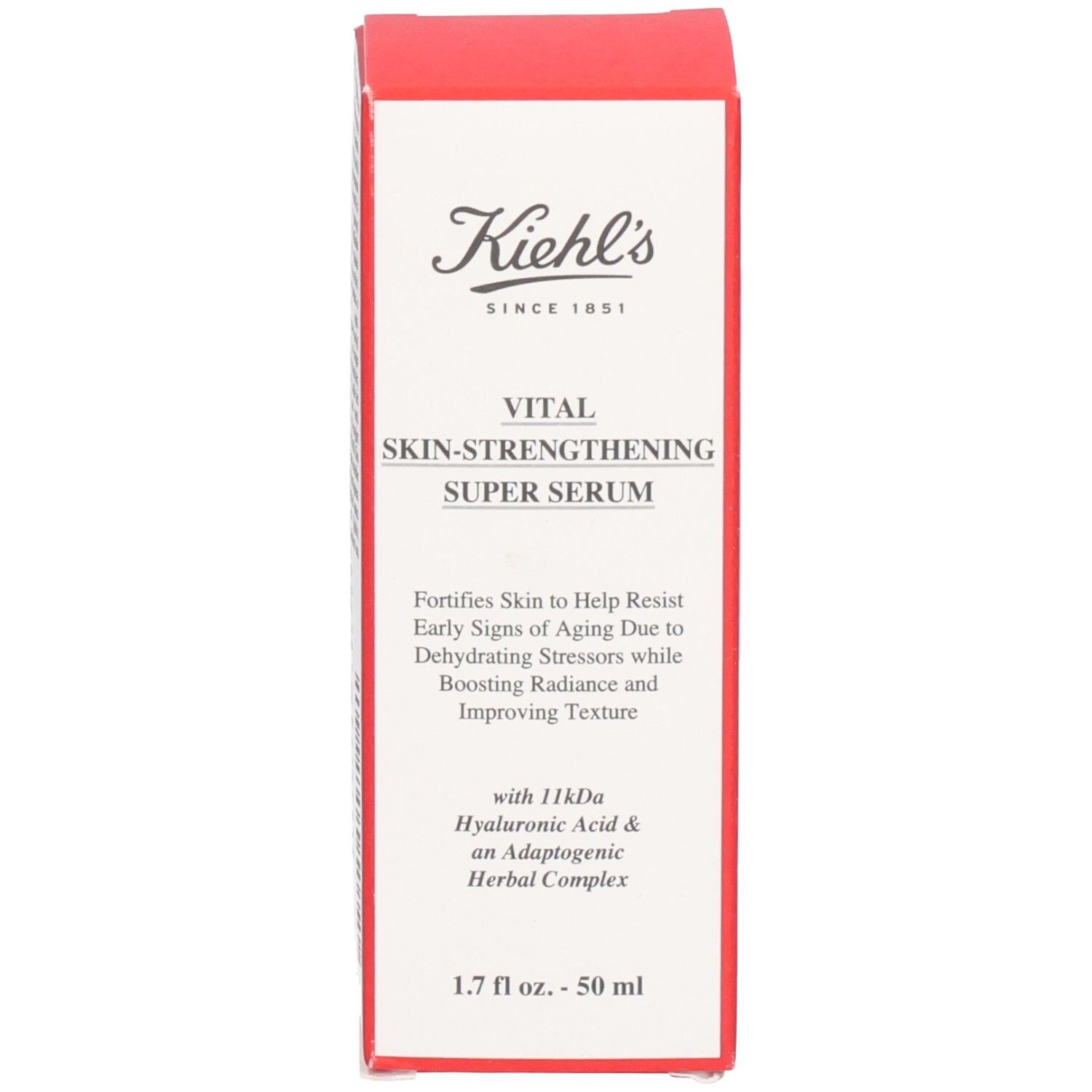 Emballage pour KIEHL'S Vital Skin-Strengthening Super Serum. 50 ml.
