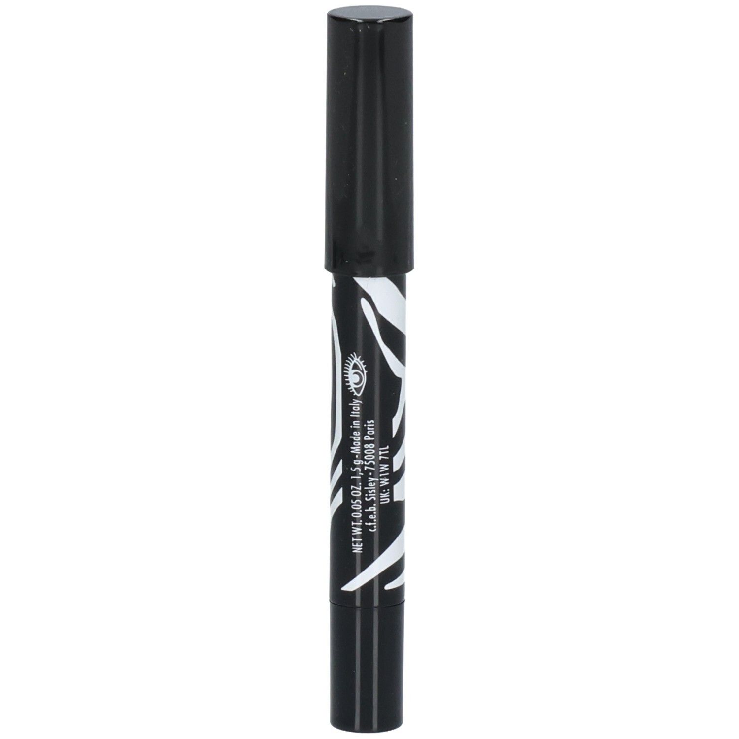 Sisley Phyto-Eye Twist crayon fard à paupières, motif zèbre, capuchon noir, informations produit.