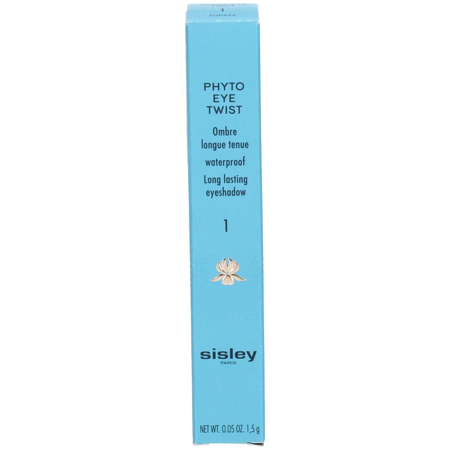 Sisley Phyto-Eye Twist crayon fard à paupières, motif zèbre, capuchon noir.