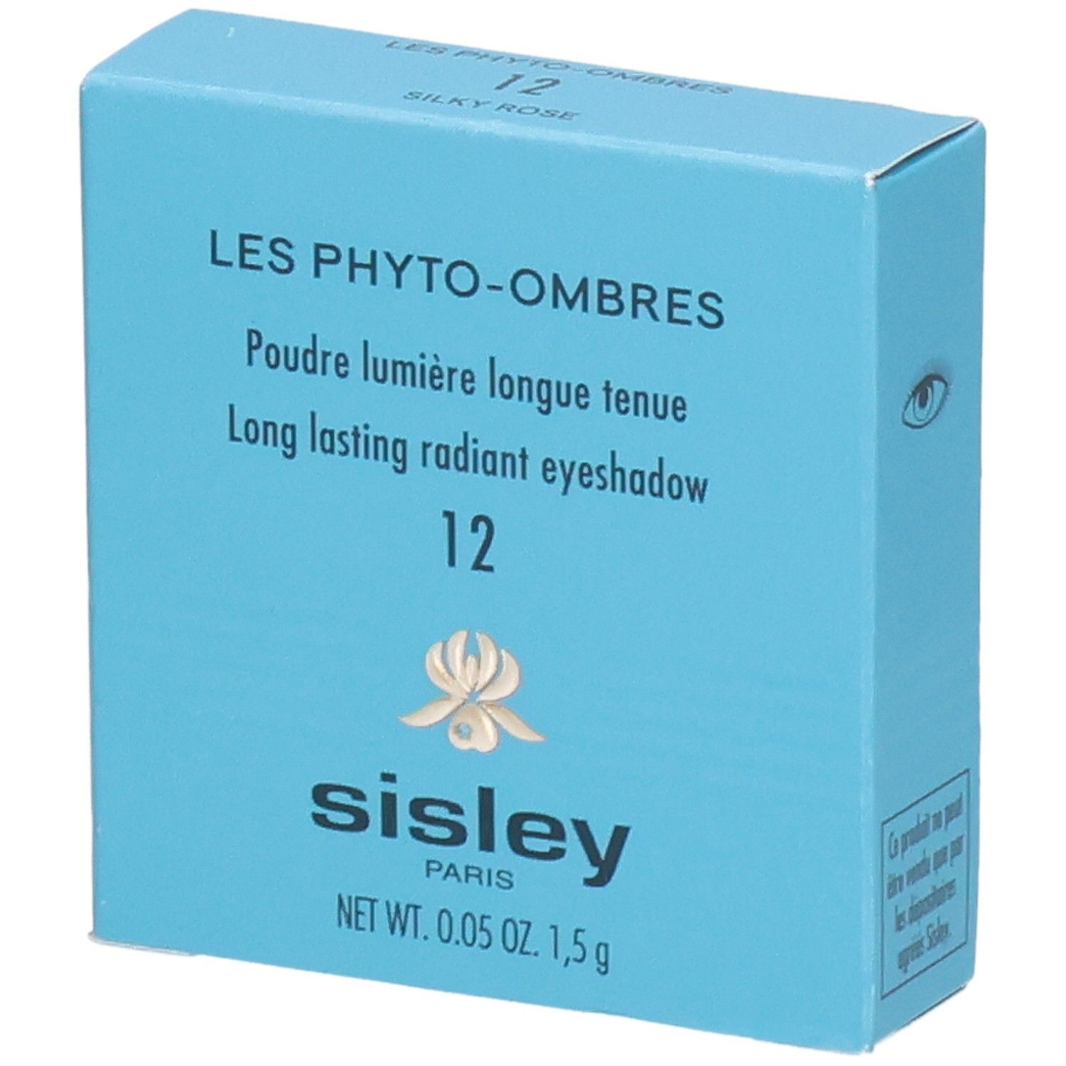 Boîte Sisley Les Phyto-Ombres, fard à paupières 12 Silky Rose.