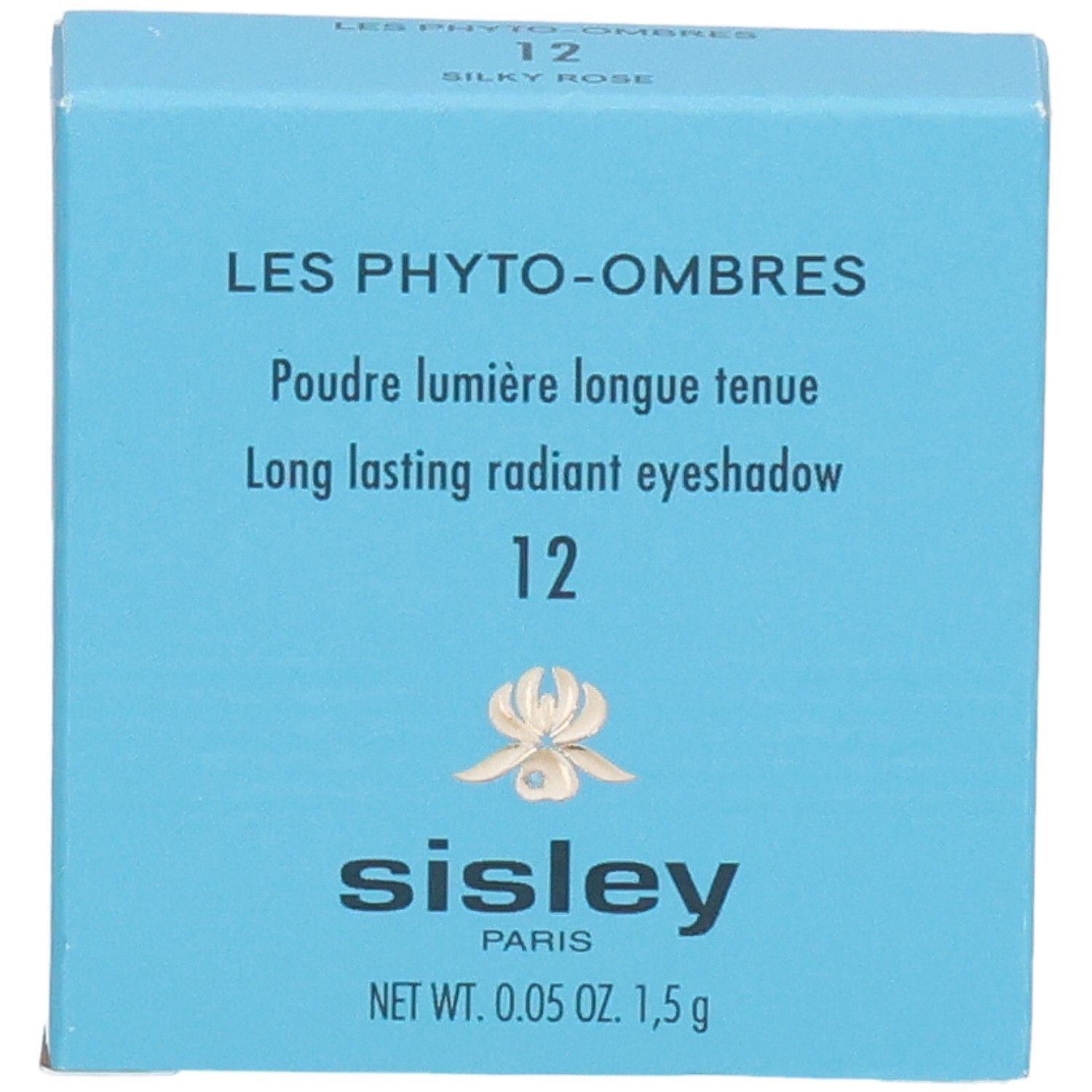 Boîte Sisley Les Phyto-Ombres, fard à paupières 12 Silky Rose.