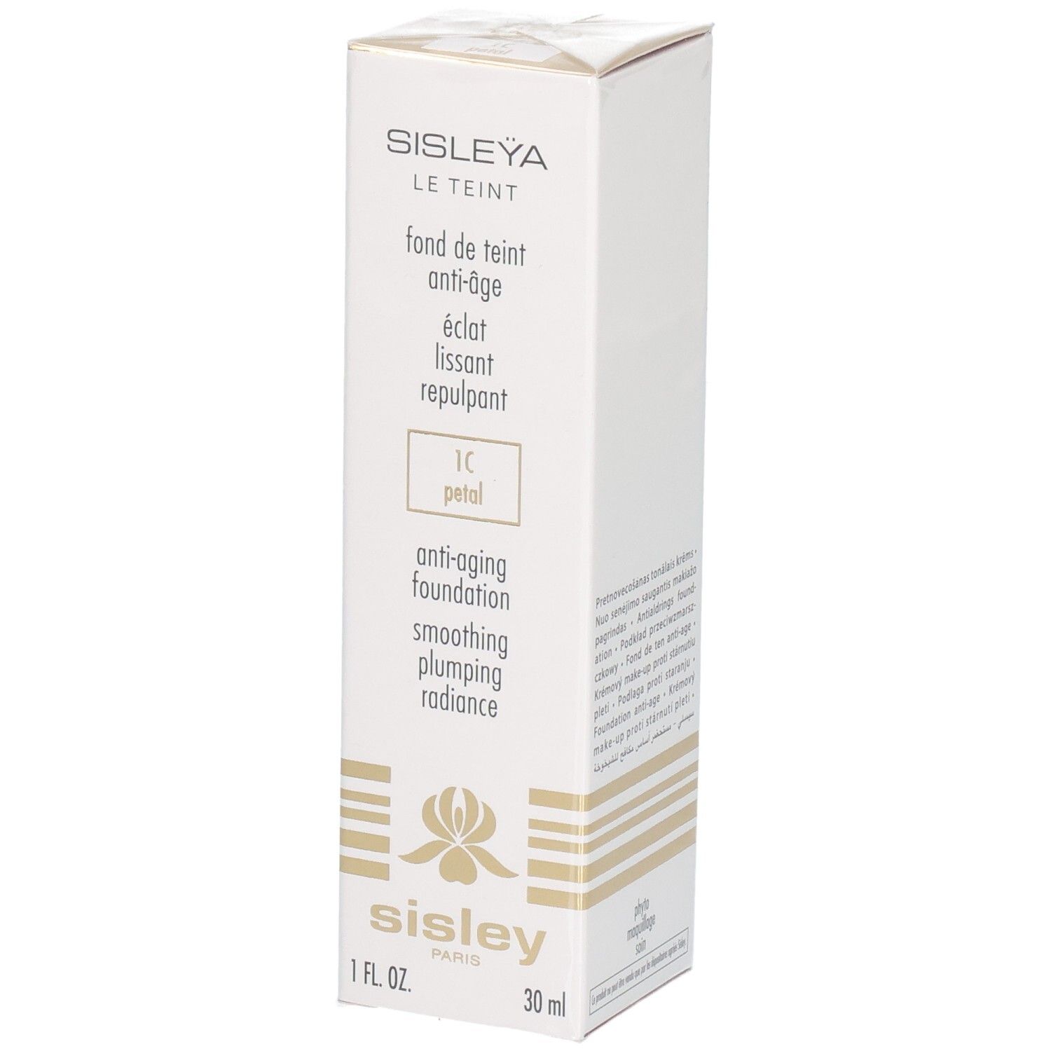 Boîte Sisley Sisleya Le Teint Fond de Teint, 1C Petal, 30ml.