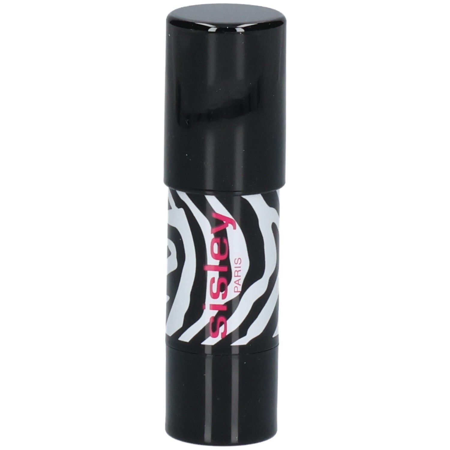 SISLEY PHYTO BLUSH TWIST 02 Fard Crème Fuchsia dans un boîtier noir à motif zèbre.