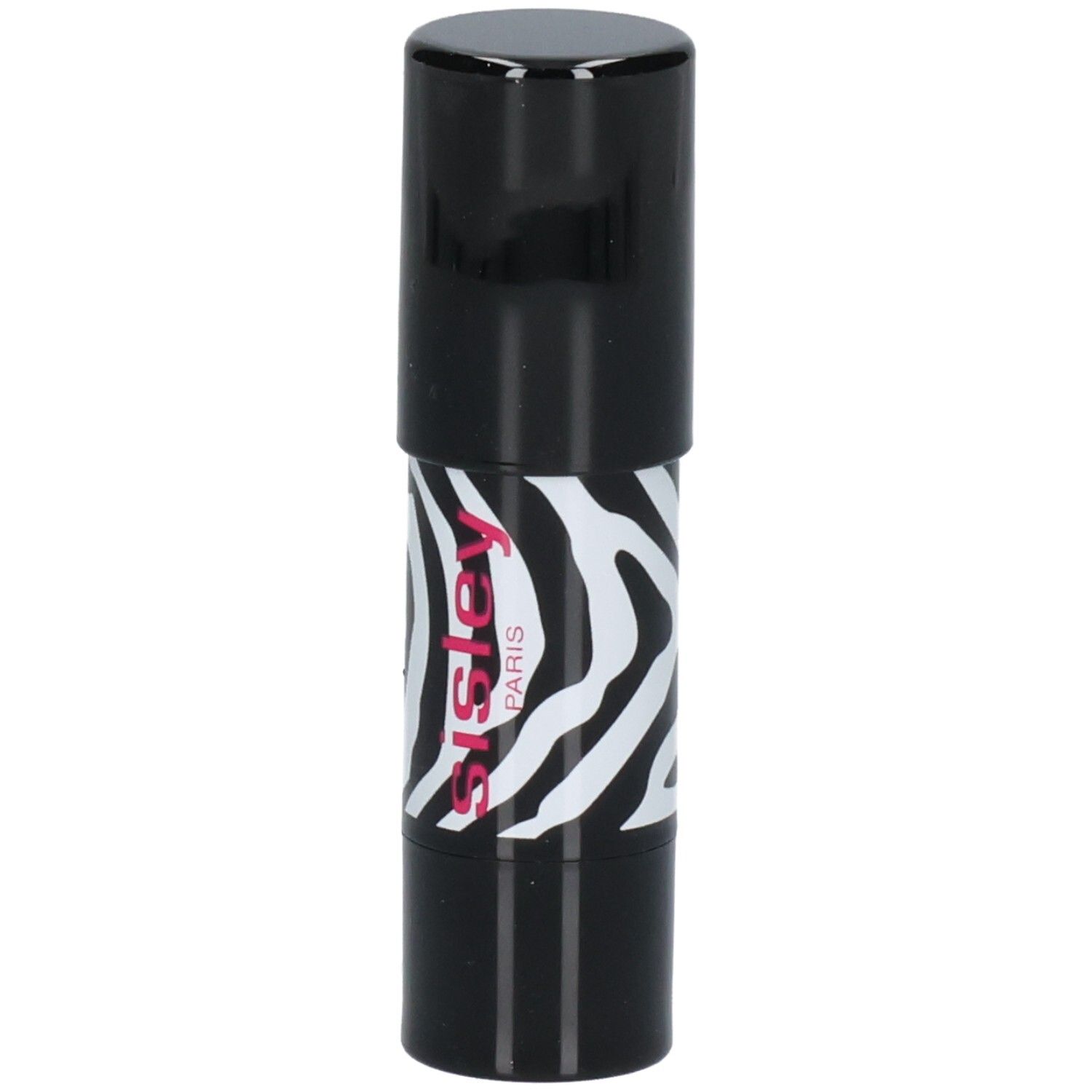 SISLEY PHYTO BLUSH TWIST 02 Fard Crème Fuchsia dans un boîtier noir à motif zèbre.