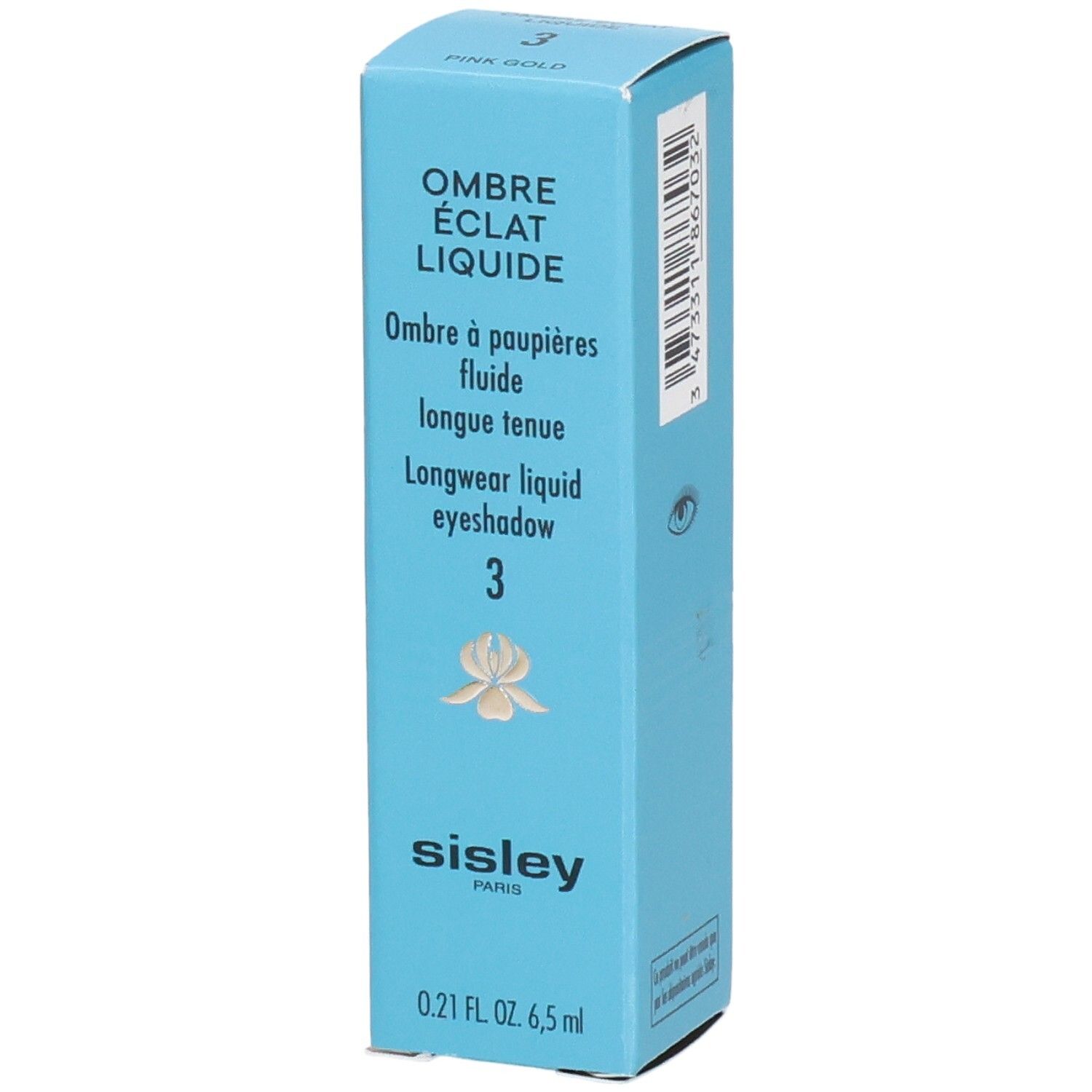 Sisley Ombre Eclat Liquide fard à paupières, teinte 3, Pink Gold, 6,5ml.