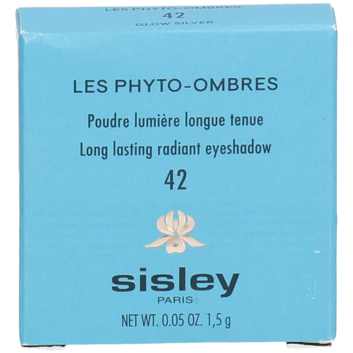 Boîte Sisley Les Phyto-Ombres, face avant avec nom du produit et numéro de couleur 42.