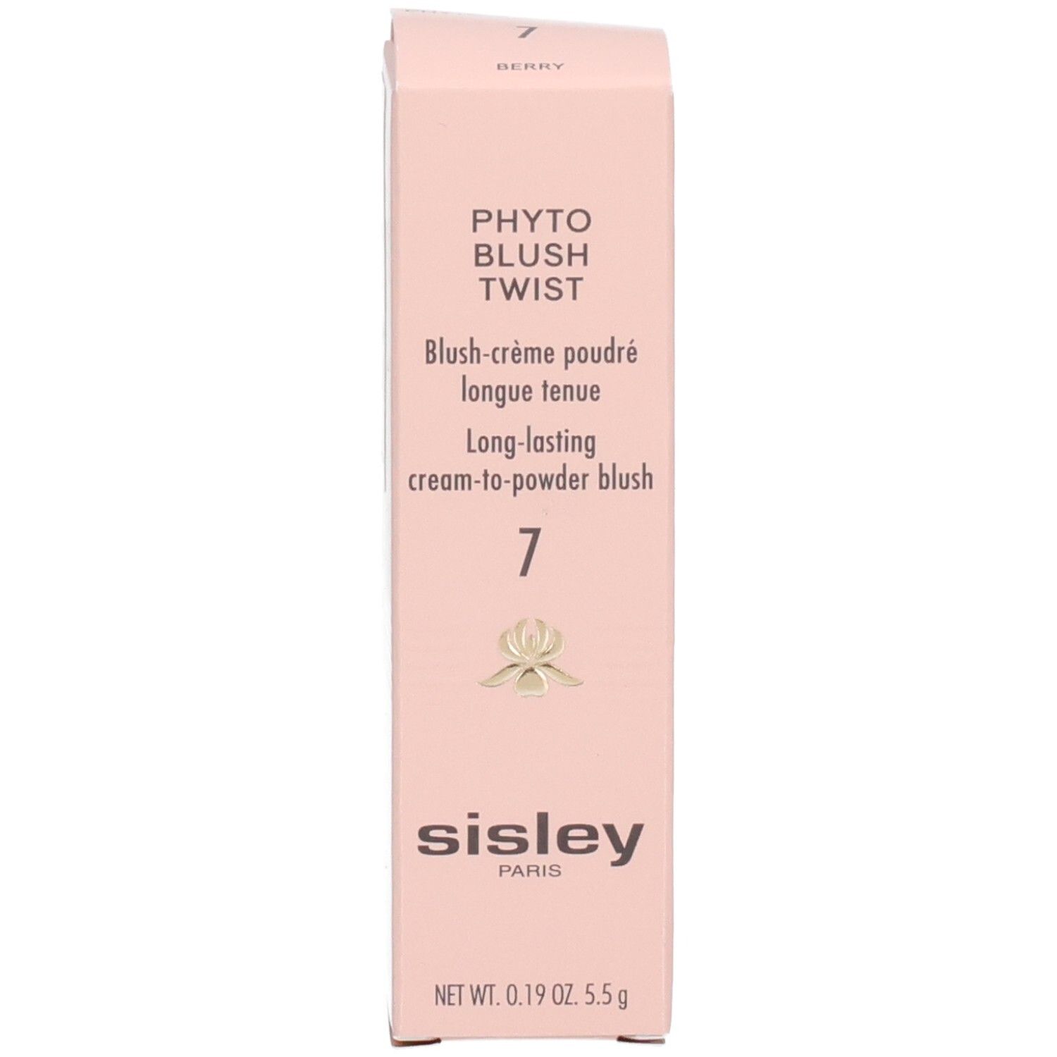 Sisley Phyto-Blush Twist dans un boîtier noir à motif zèbre.