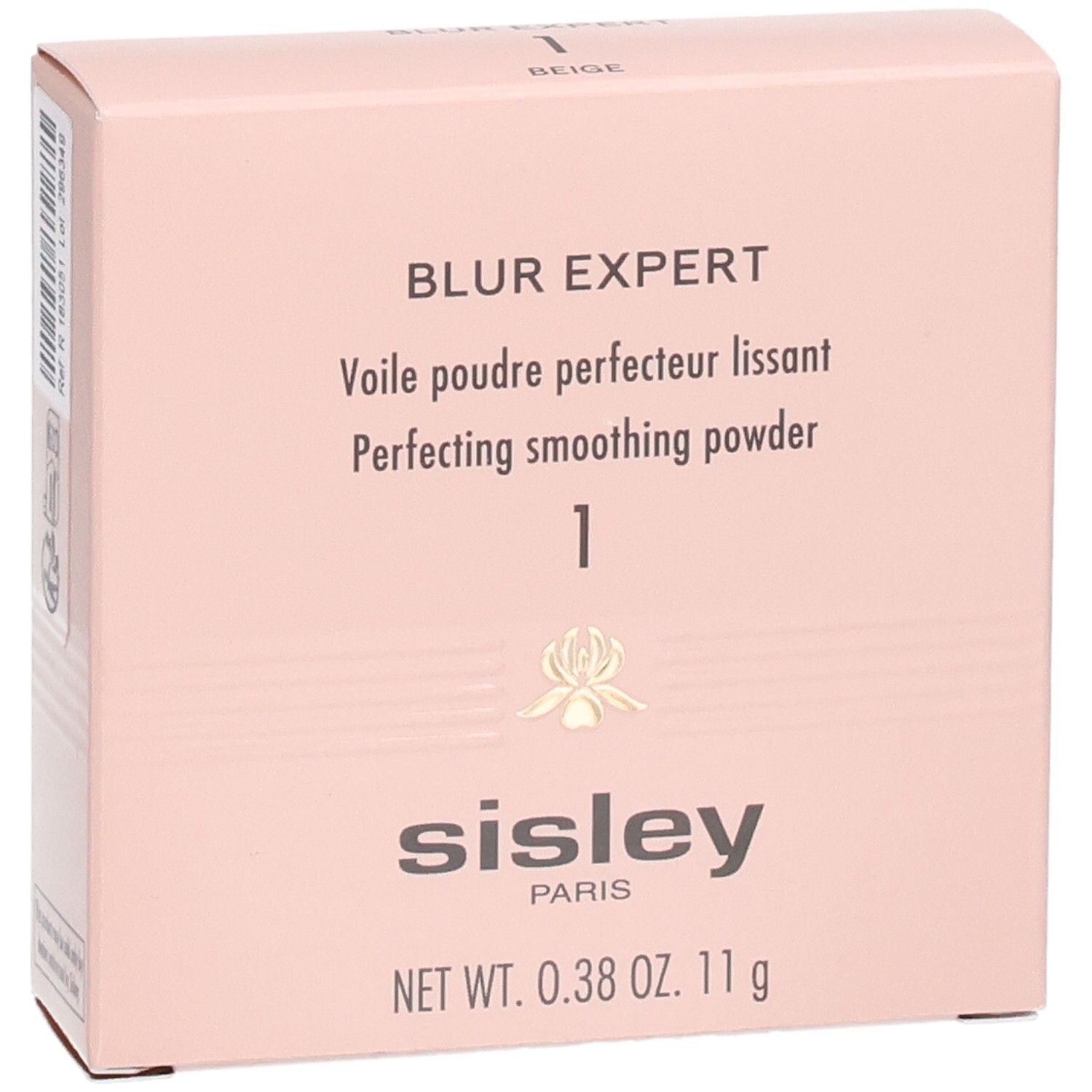 Boîte de poudre Sisley Blur Expert, face avant avec nom du produit et marque.