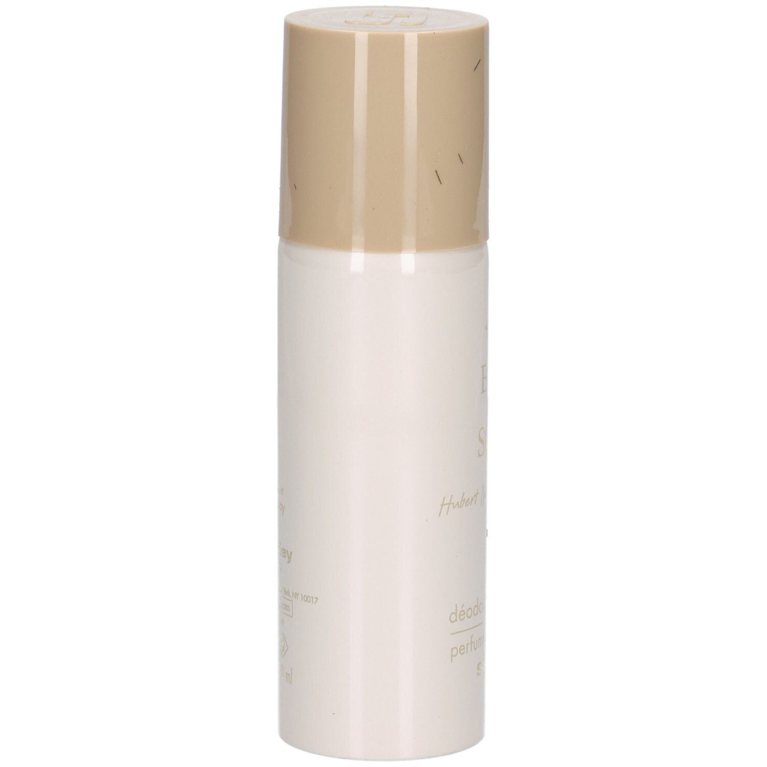 Déodorant parfumé Eau du Soir Sisley en spray, vue arrière, bouchon beige.