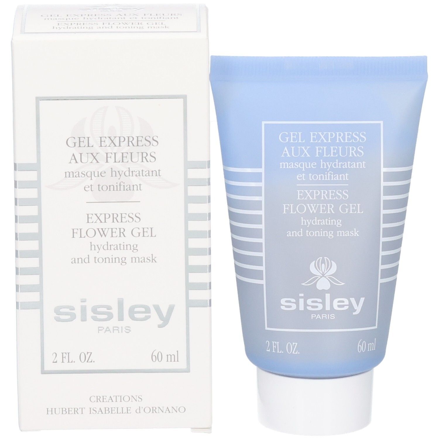 Tube et boîte Sisley Gel Express aux Fleurs, 60 ml.