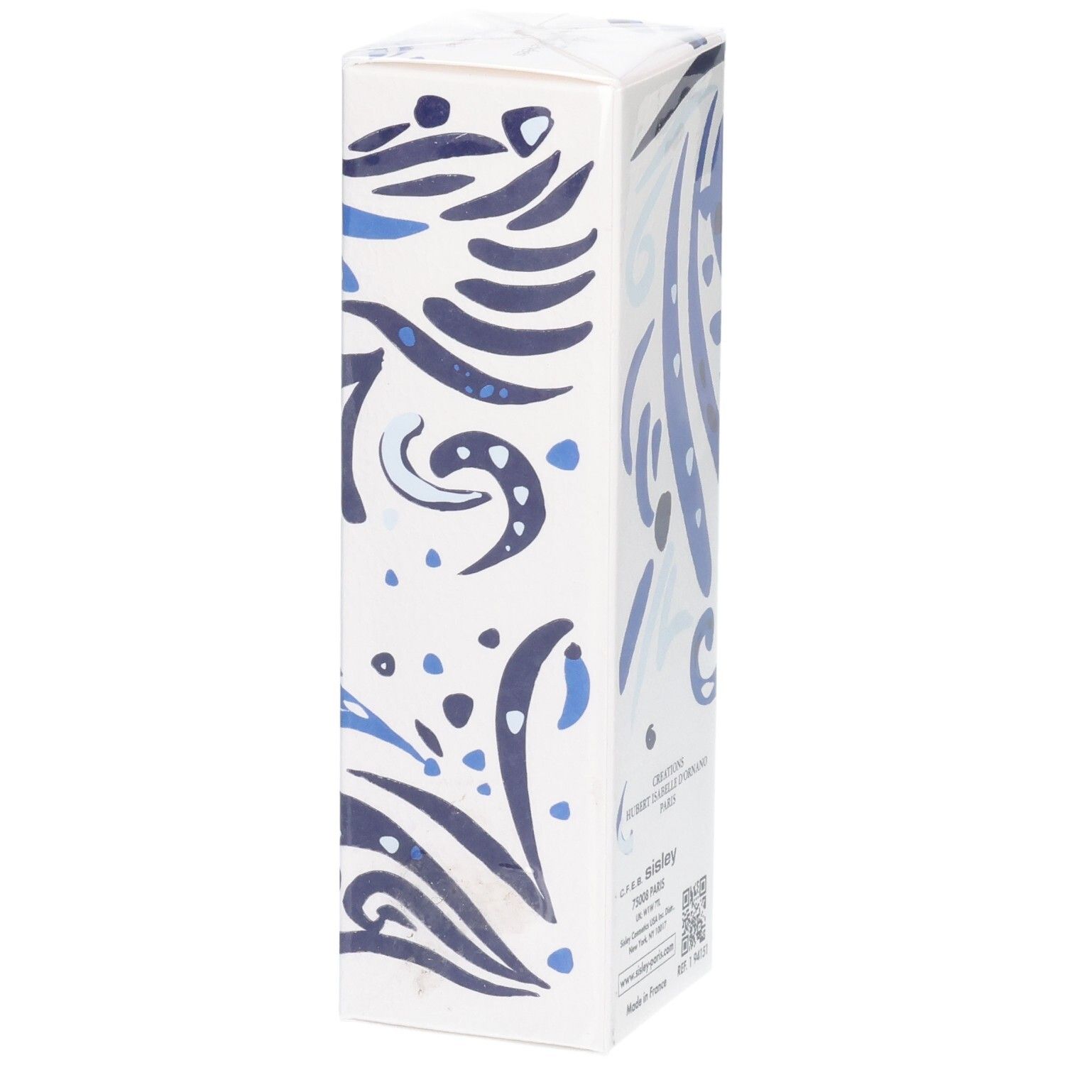 Sisley L'Eau Rêvée d'Ikar Eau de Toilette boîte en carton, côté avec motif bleu.