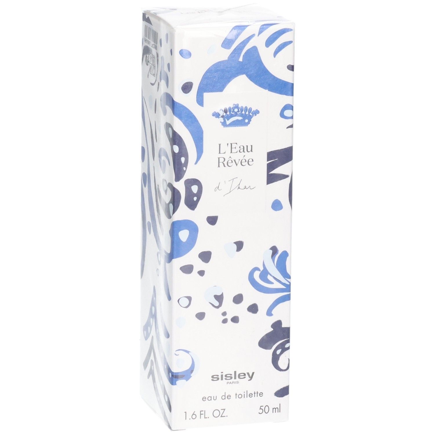 Sisley L'Eau Rêvée d'Ikar Eau de Toilette boîte en carton avec motif bleu.