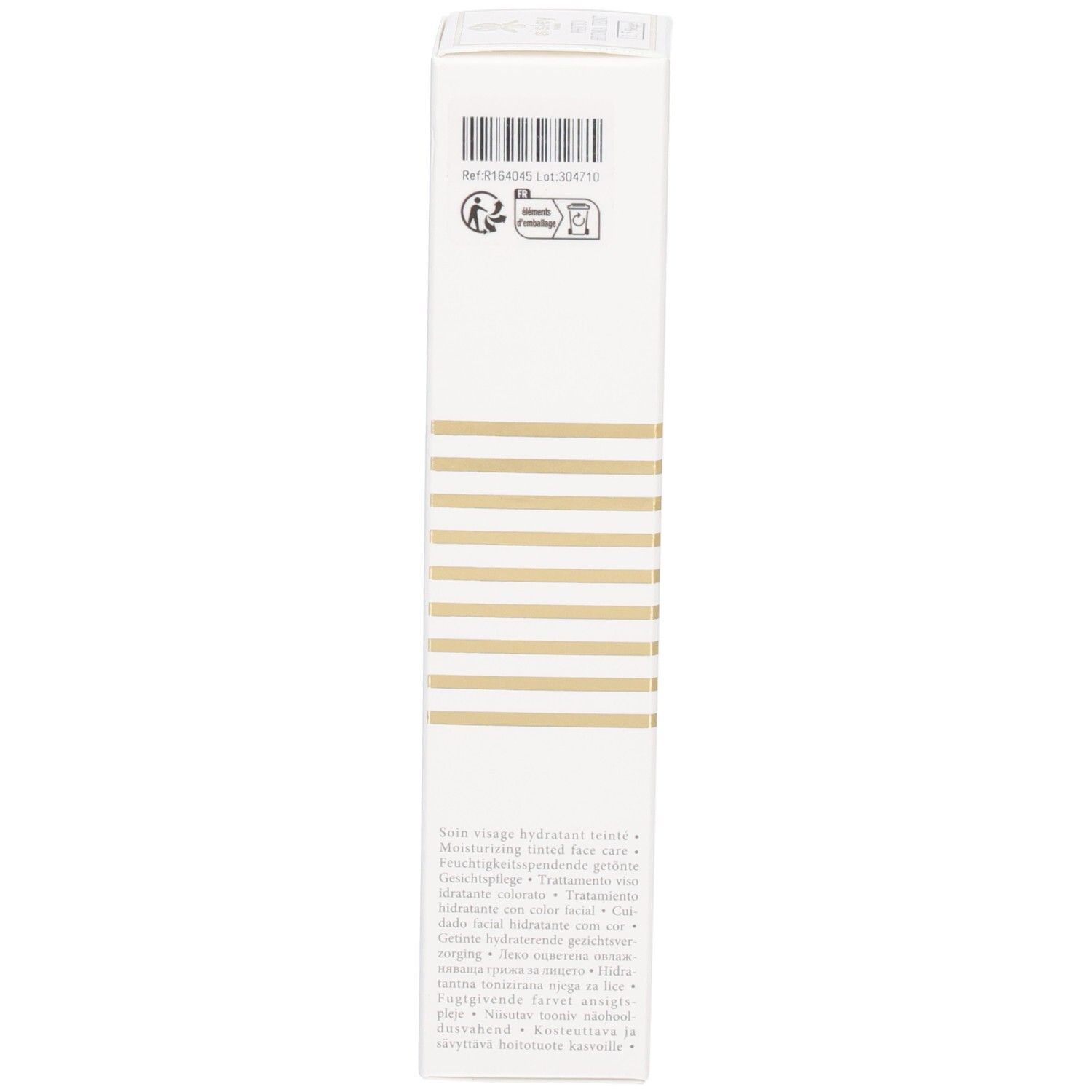 Sisley Phyto-Hydra Teint, vue latérale de l'emballage avec informations produit.