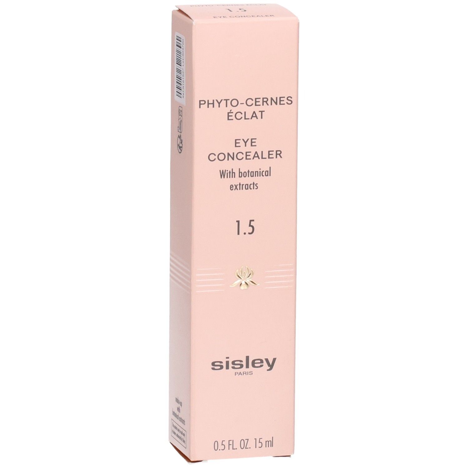 Sisley Phyto-Cernes Éclat, correcteur pour le regard, face avant de l'emballage, gros plan.