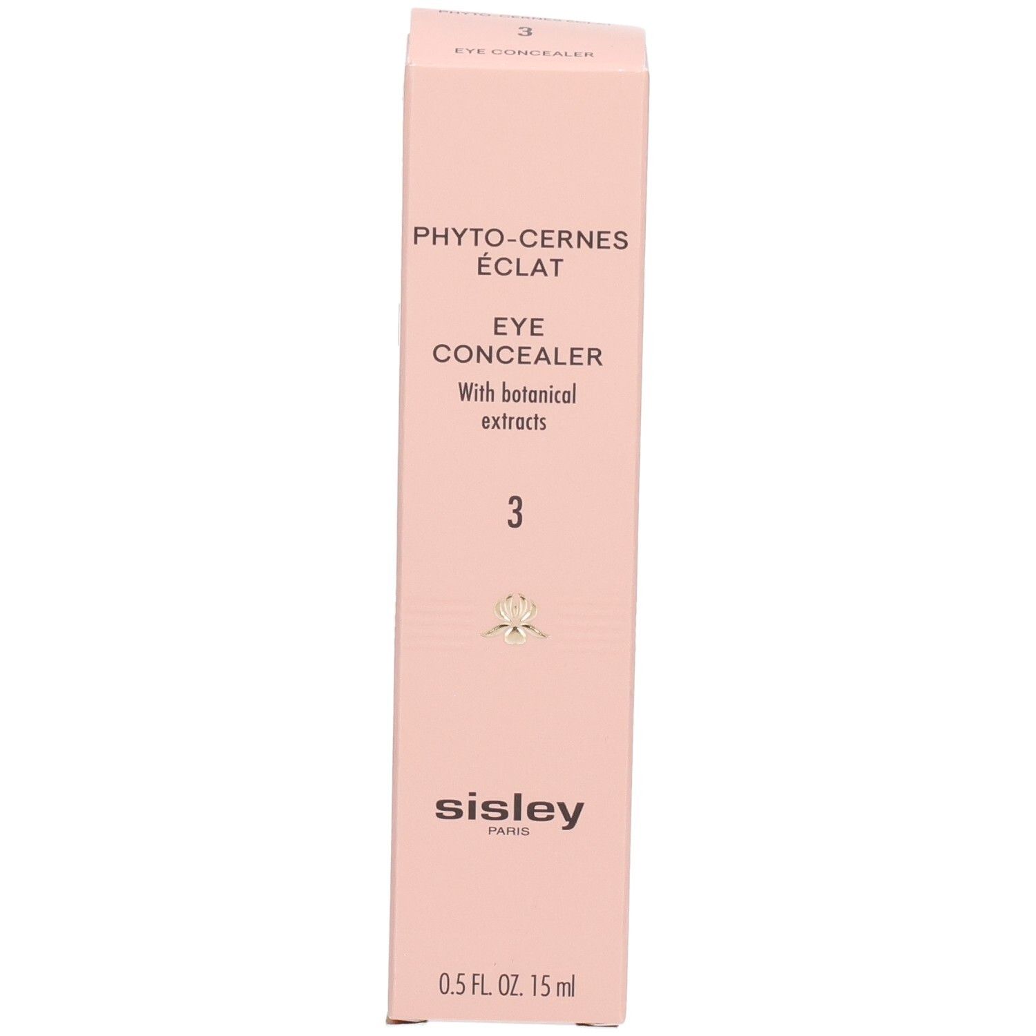 Sisley Phyto-Cernes Éclat anti-cernes, teinte 3, face avant de l'emballage.
