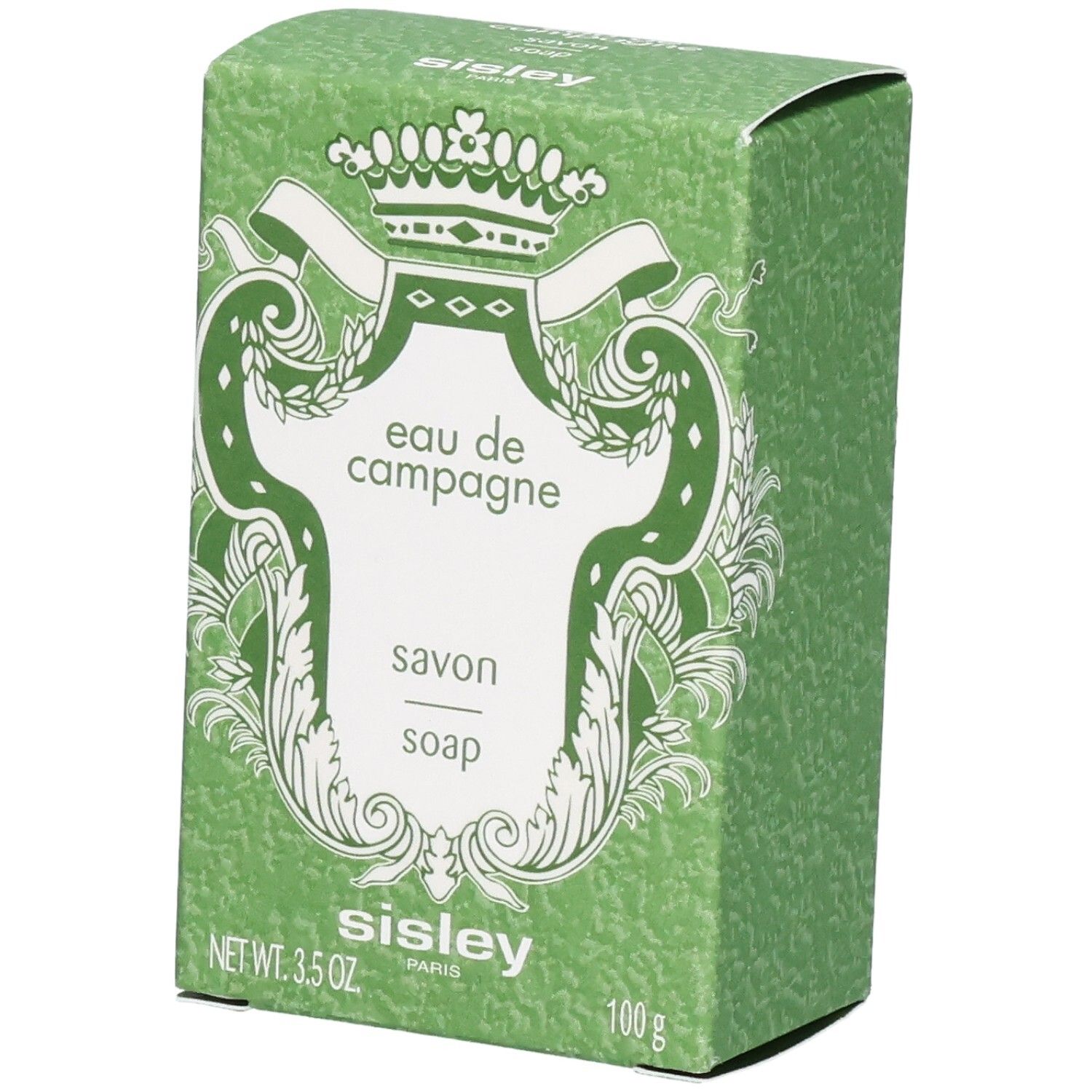Boîte de Savon Parfumé Sisley Eau de Campagne, 100g.