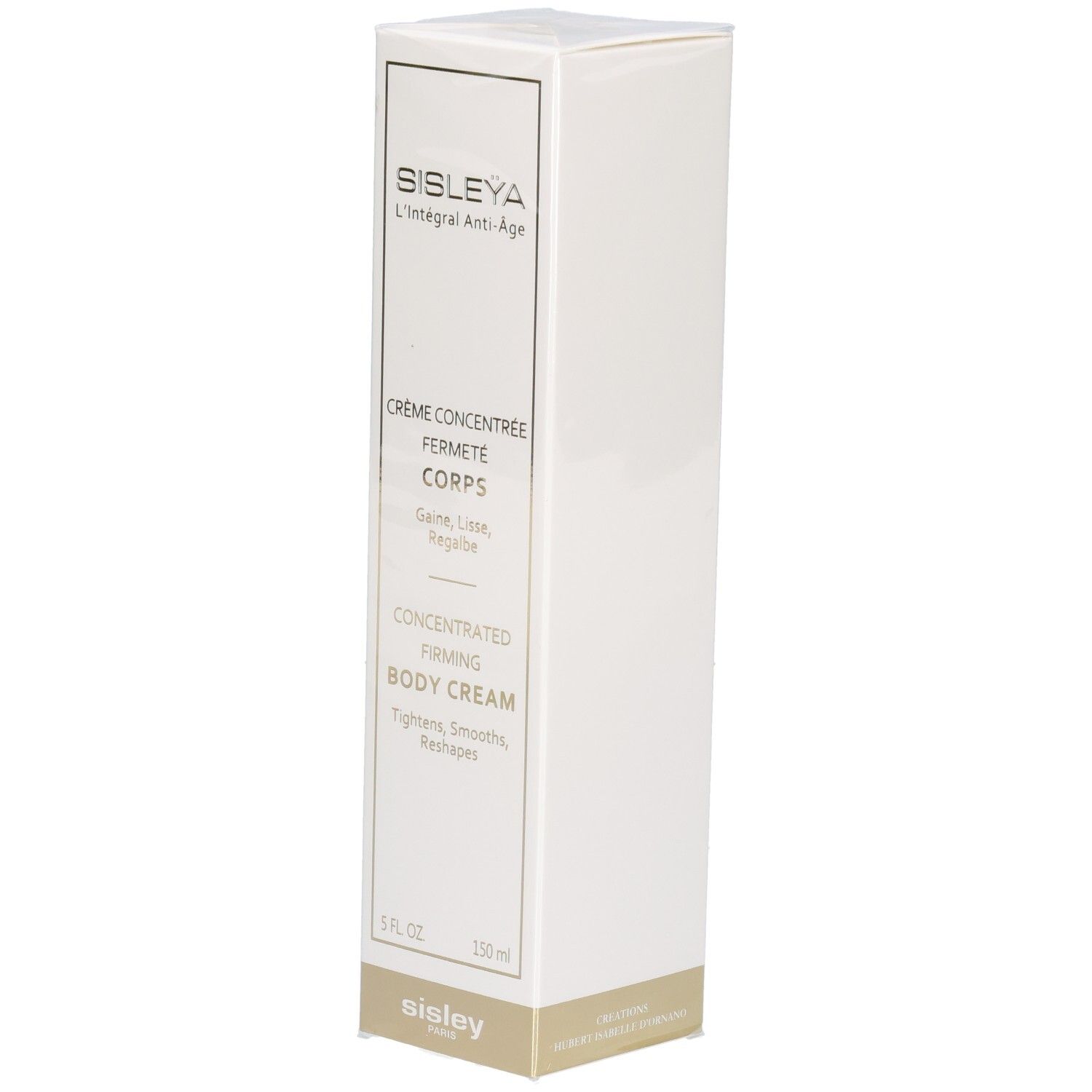 Emballage de la crème corps Sisley Sisleya L'Intégral Anti-Âge avec informations produit.