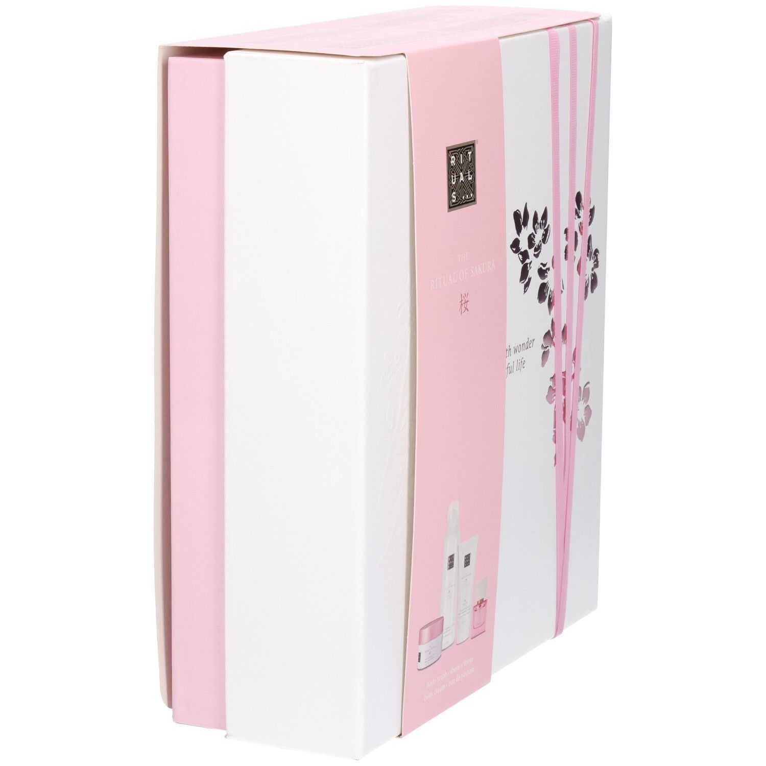 Vue latérale du coffret cadeau RITUALS The Ritual of Sakura.