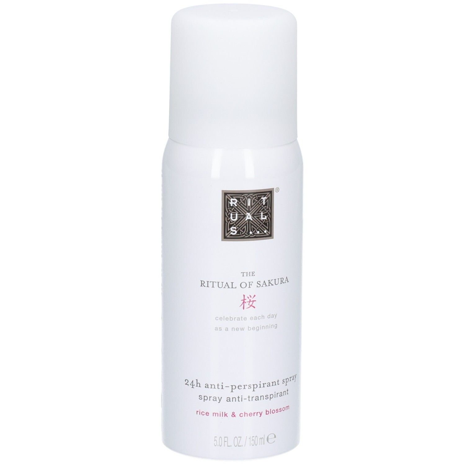 RITUALS The Ritual of Sakura Spray Anti-Transpirant 24h Lait de Riz et Fleur de Cerisier.
