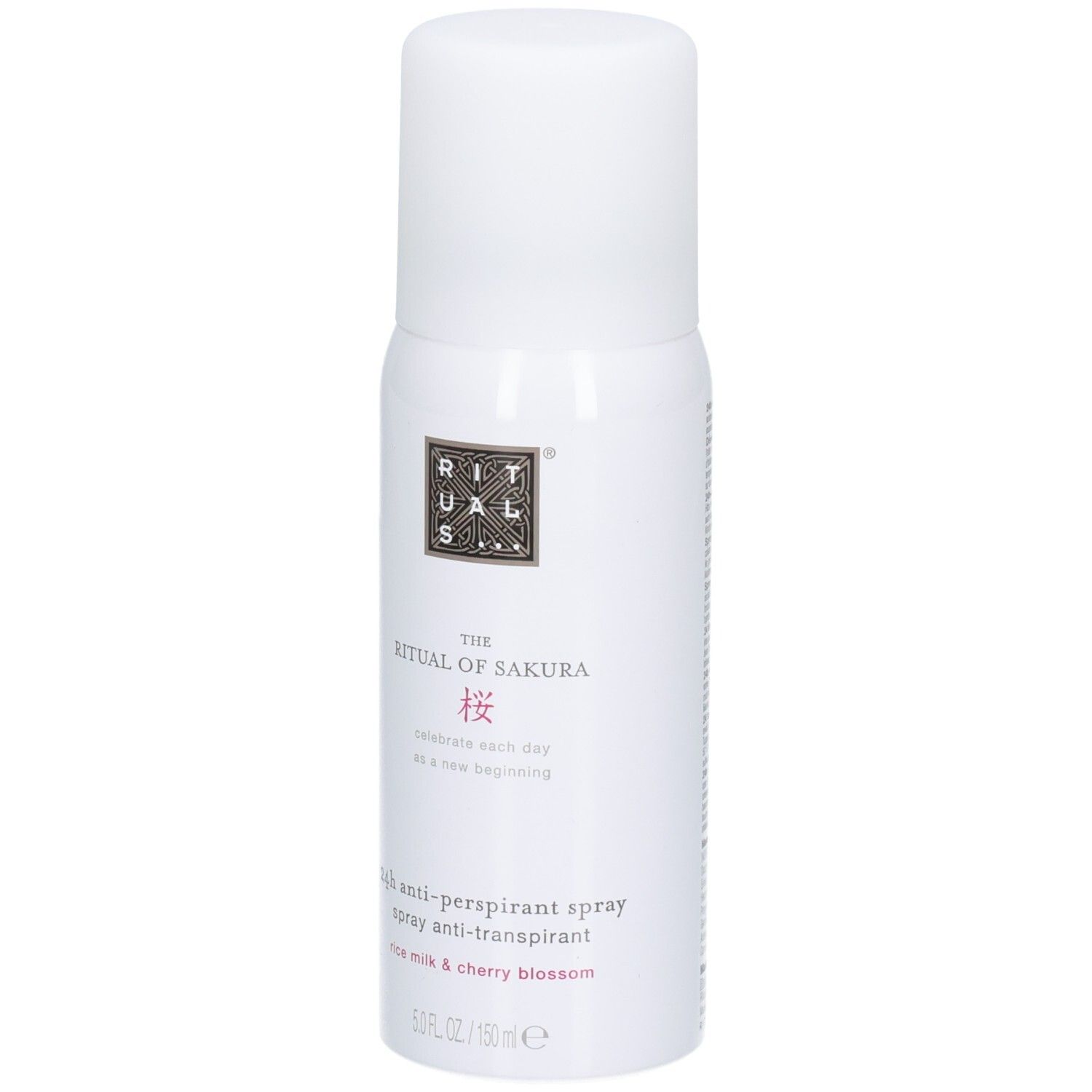 RITUALS The Ritual of Sakura Spray Anti-Transpirant 24h Lait de Riz et Fleur de Cerisier.