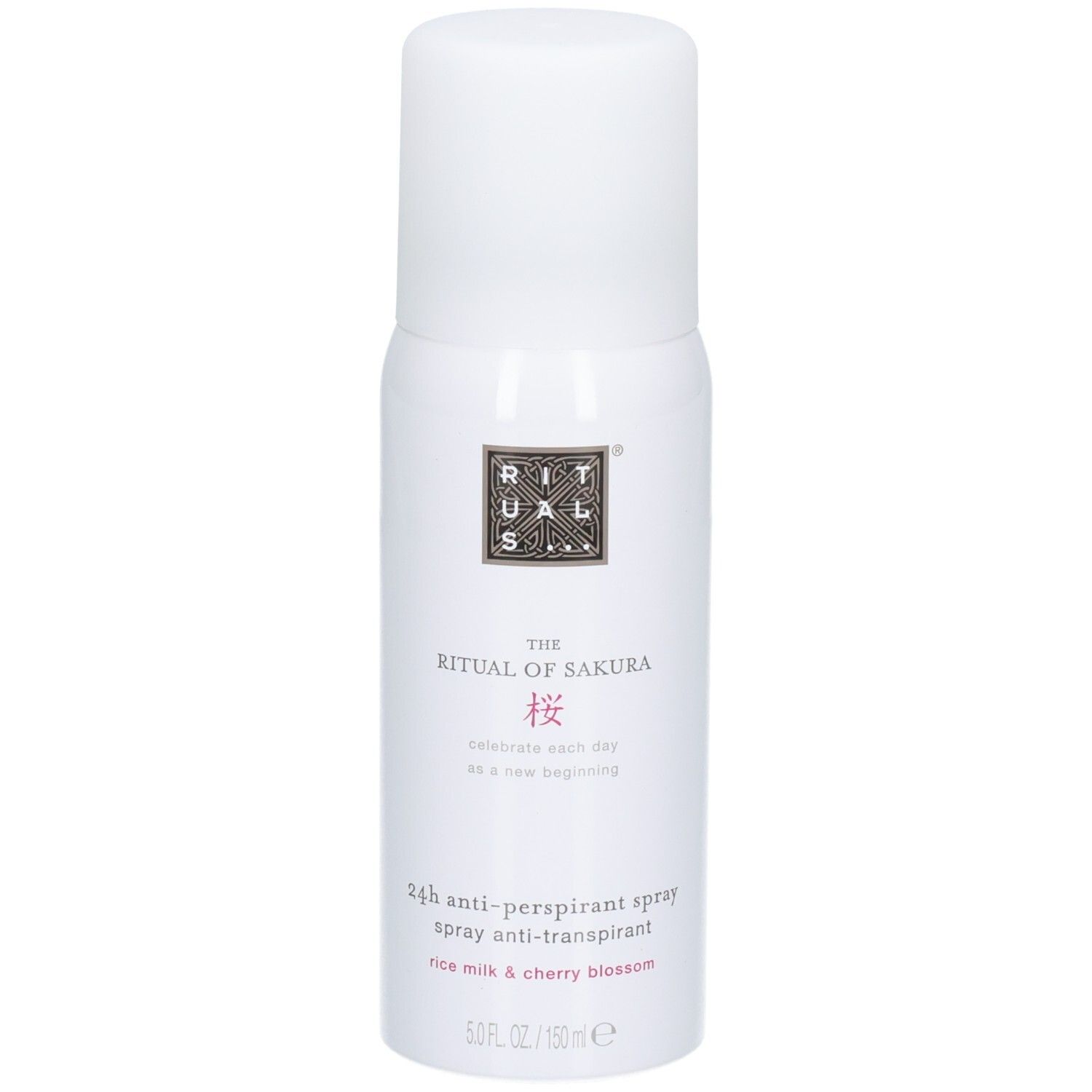 RITUALS The Ritual of Sakura Spray Anti-Transpirant 24h Lait de Riz et Fleur de Cerisier.