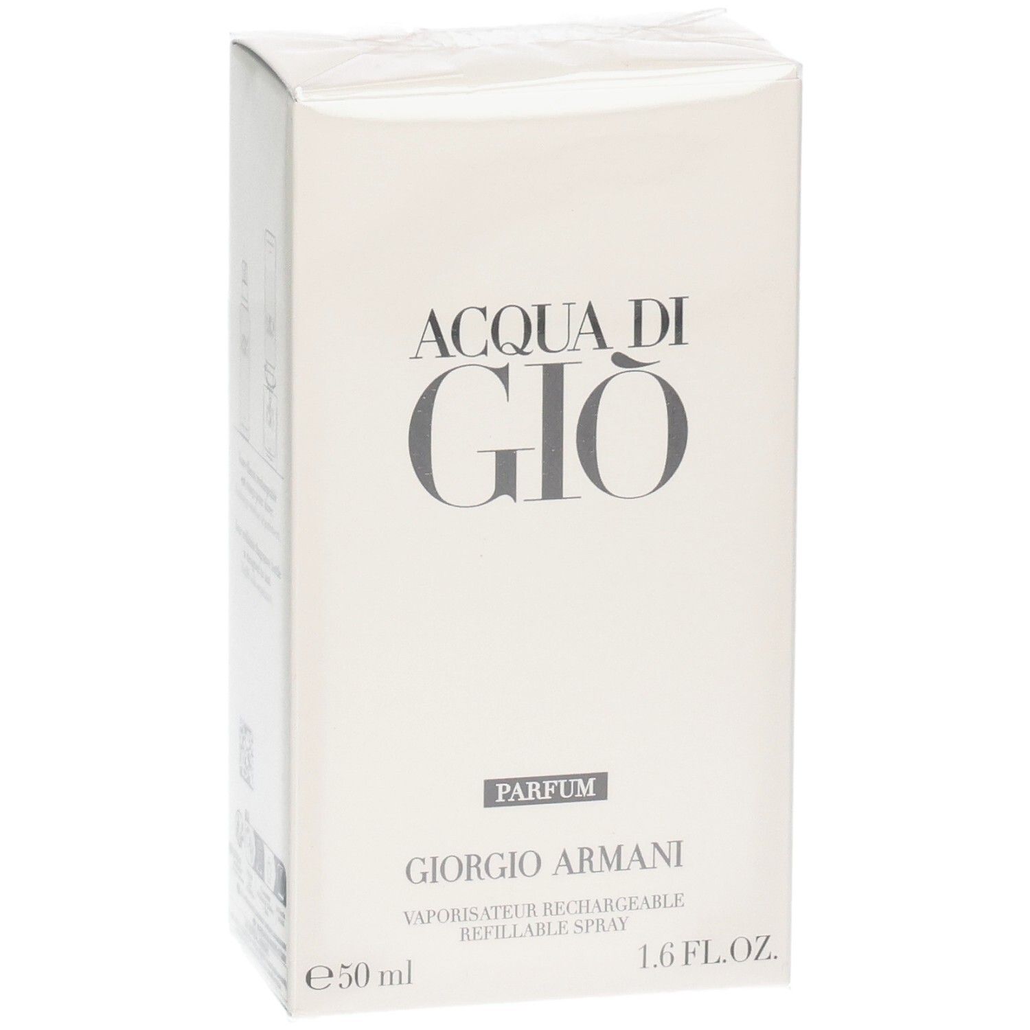 Giorgio Armani Acqua di Gio Parfum Vaporisateur Rechargeable, 50 ml, 1.6 FL.OZ.