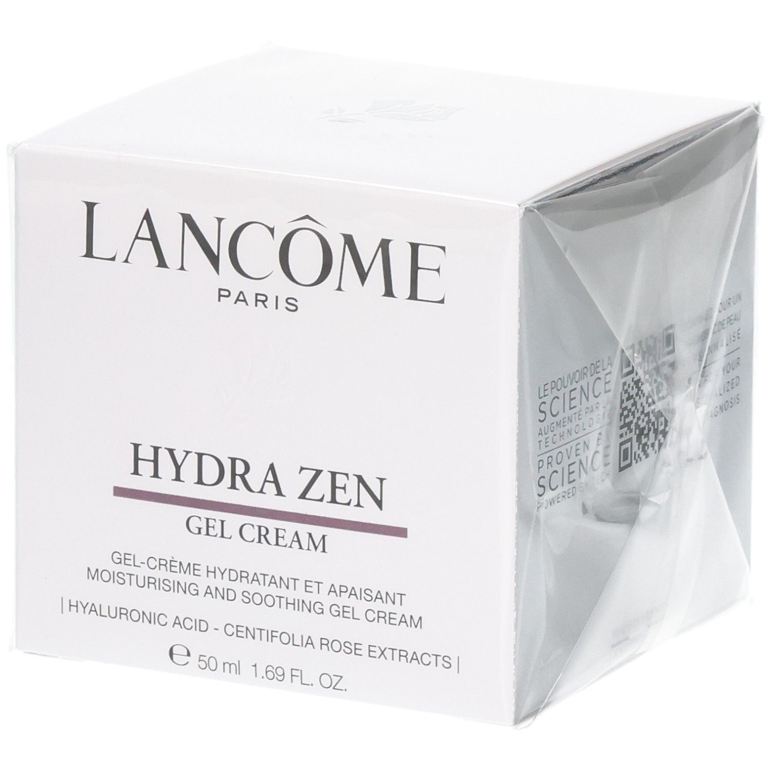 Emballage Lancôme Hydra Zen Gel Cream, 50 ml.
