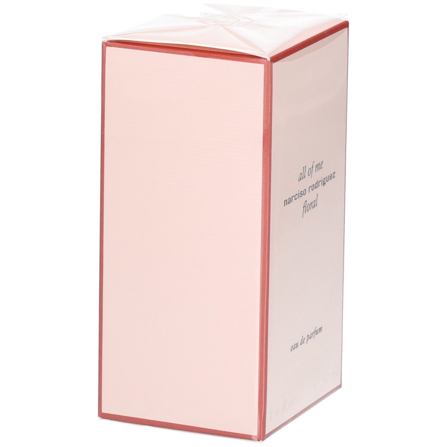 Emballage du parfum Narciso Rodriguez All of Me Eau de Parfum Florale, 50 ml.