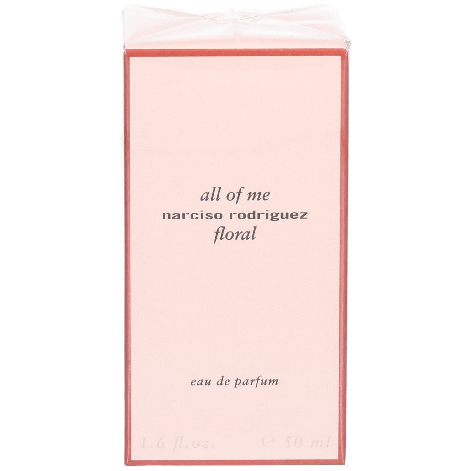 Avant de l'emballage du parfum Narciso Rodriguez All of Me Eau de Parfum Florale, 50 ml.