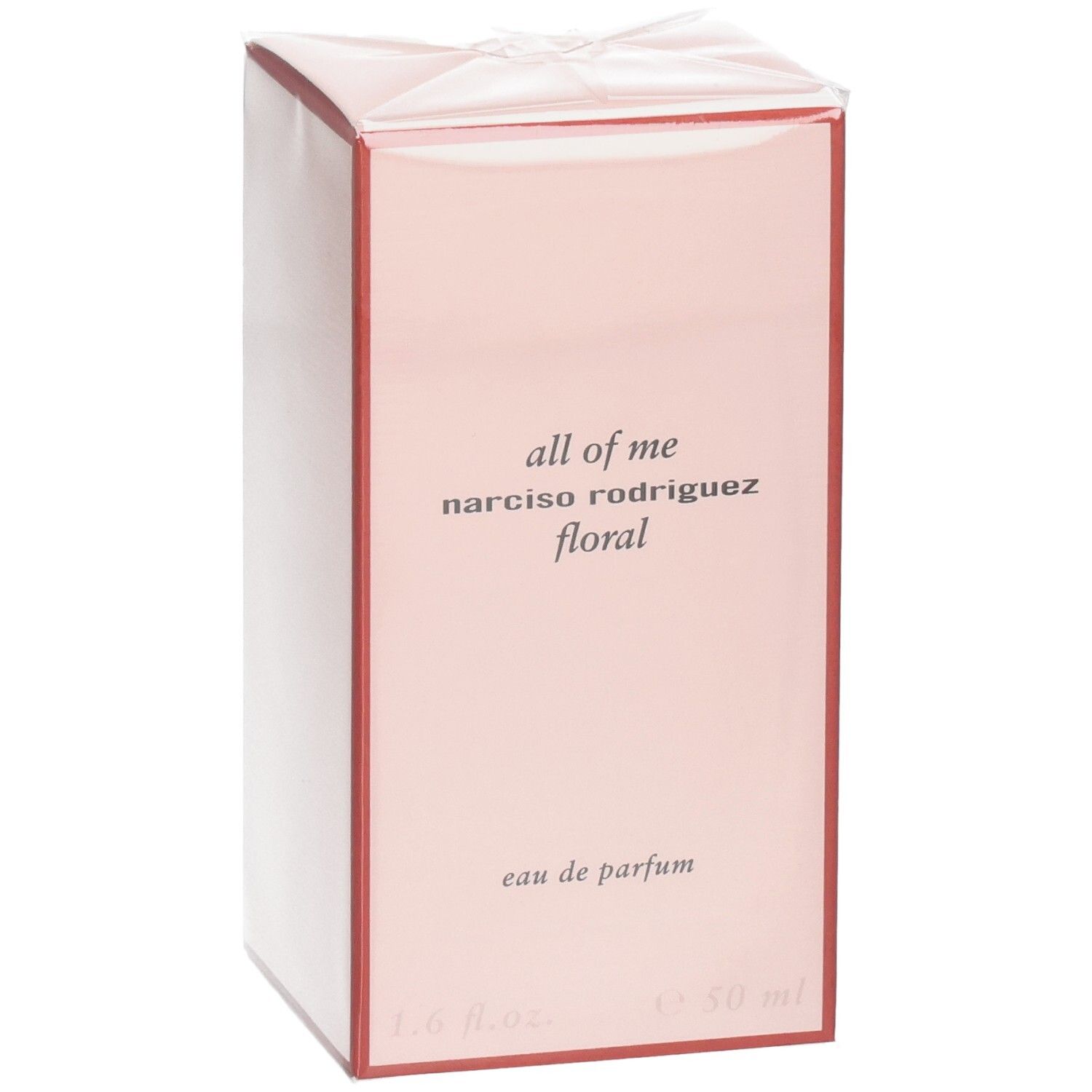 Emballage du parfum Narciso Rodriguez All of Me Eau de Parfum Florale, 50 ml.