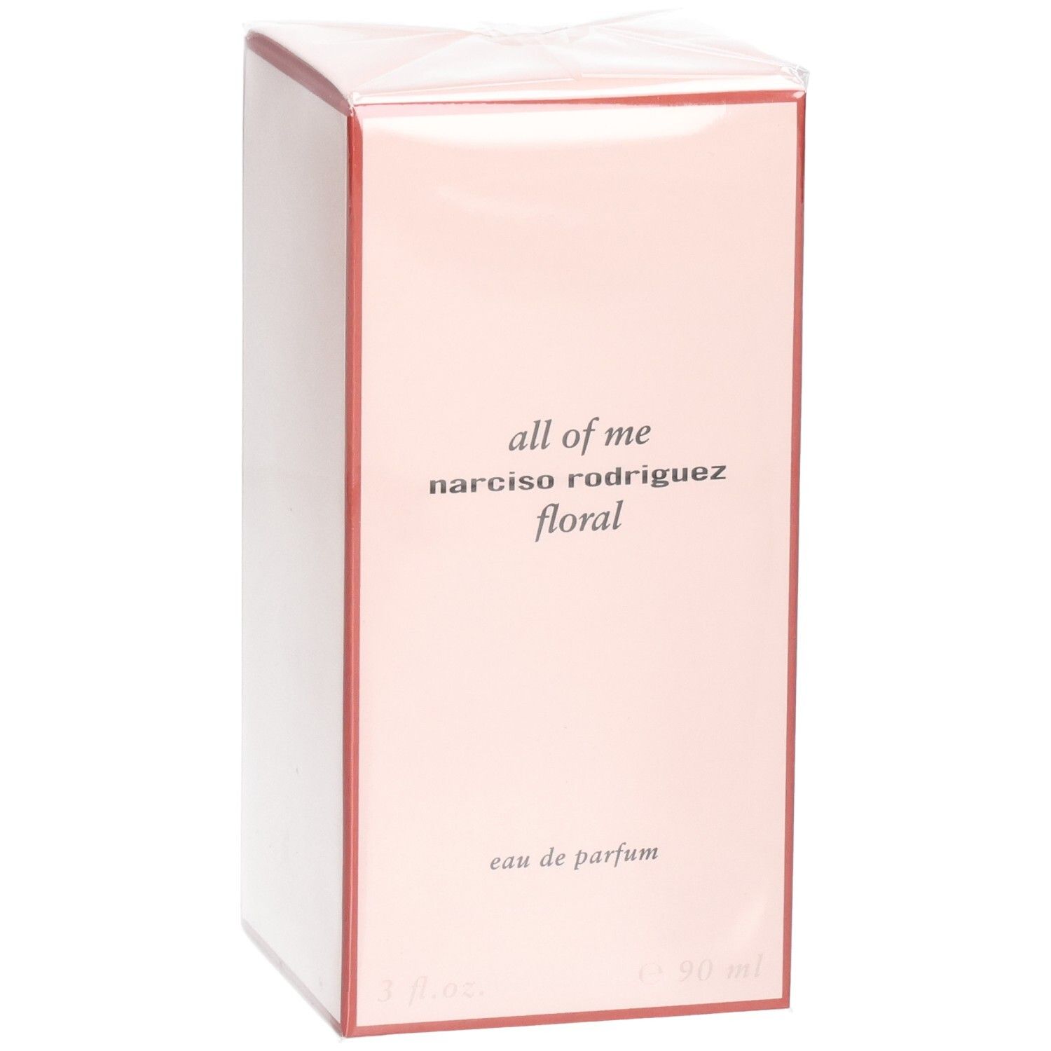 Boîte de Narciso Rodriguez All of Me Eau de Parfum Florale, 90 ml.