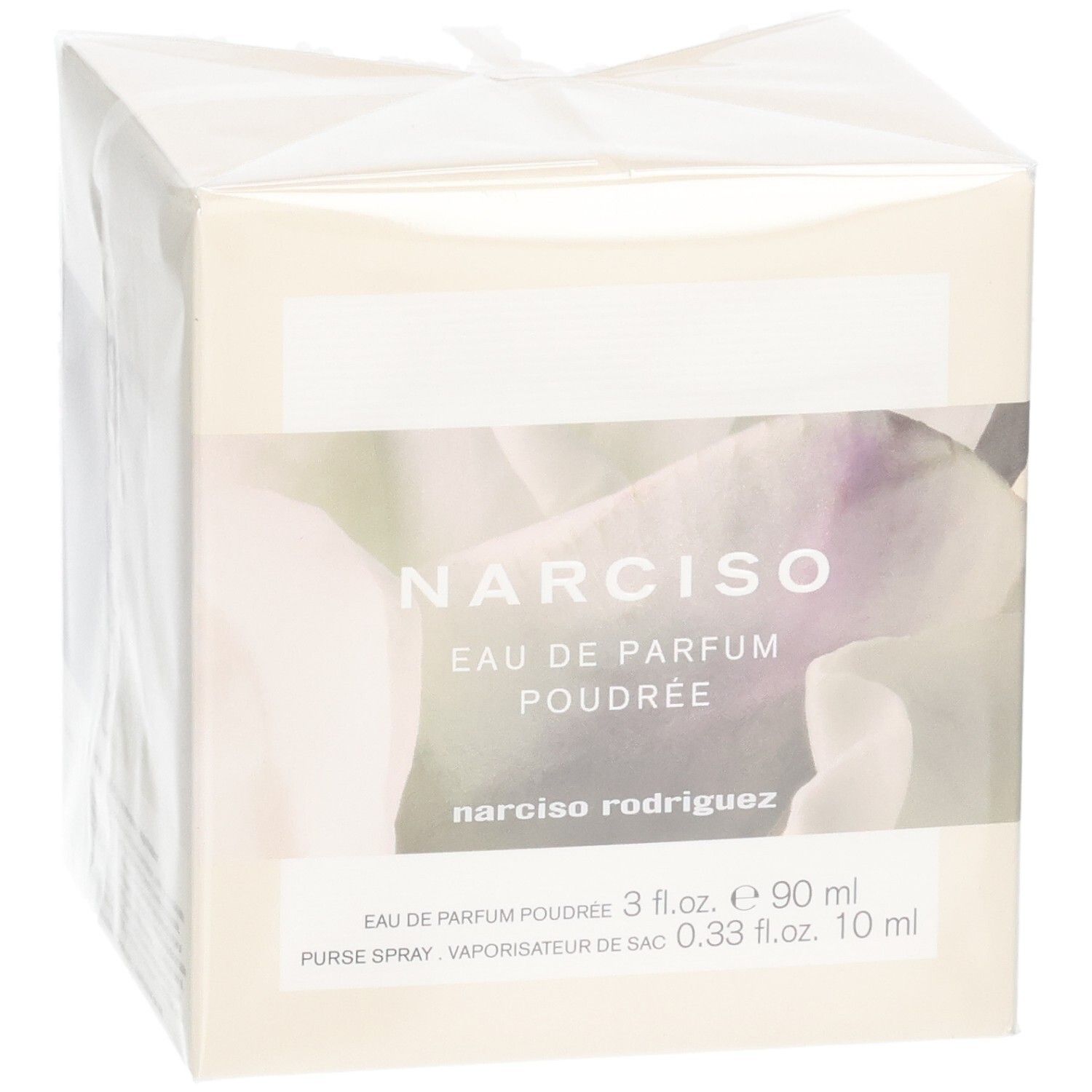 Boîte Narciso Eau de Parfum Poudrée 90 ml.