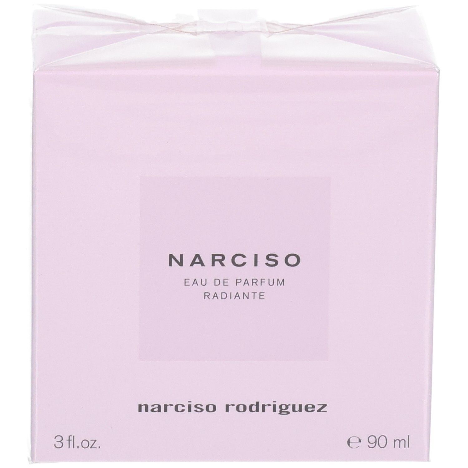 Boîte de Narciso Eau de Parfum Radiante, 90 ml.