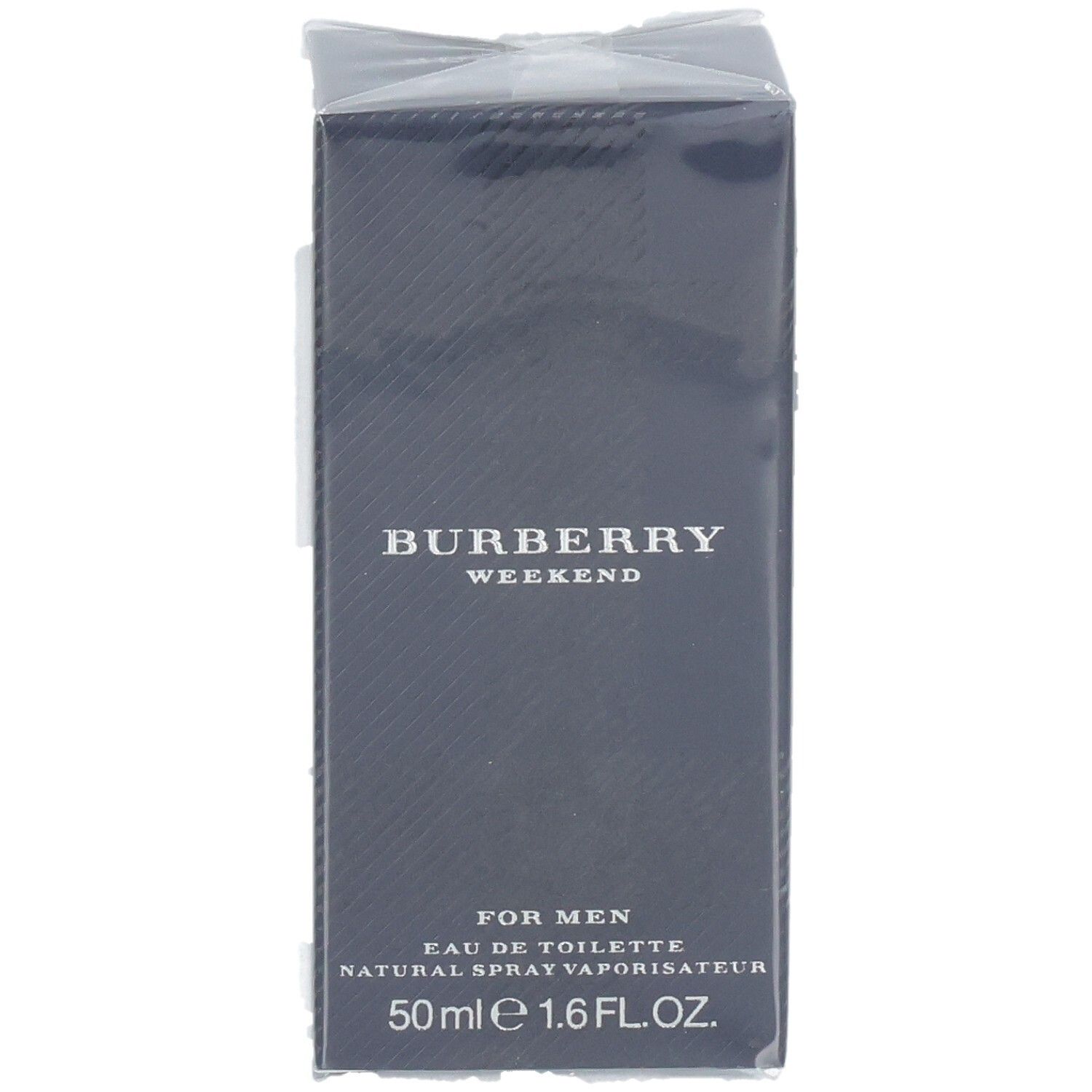 Emballage du Burberry Weekend Eau de Toilette pour homme, 50ml.