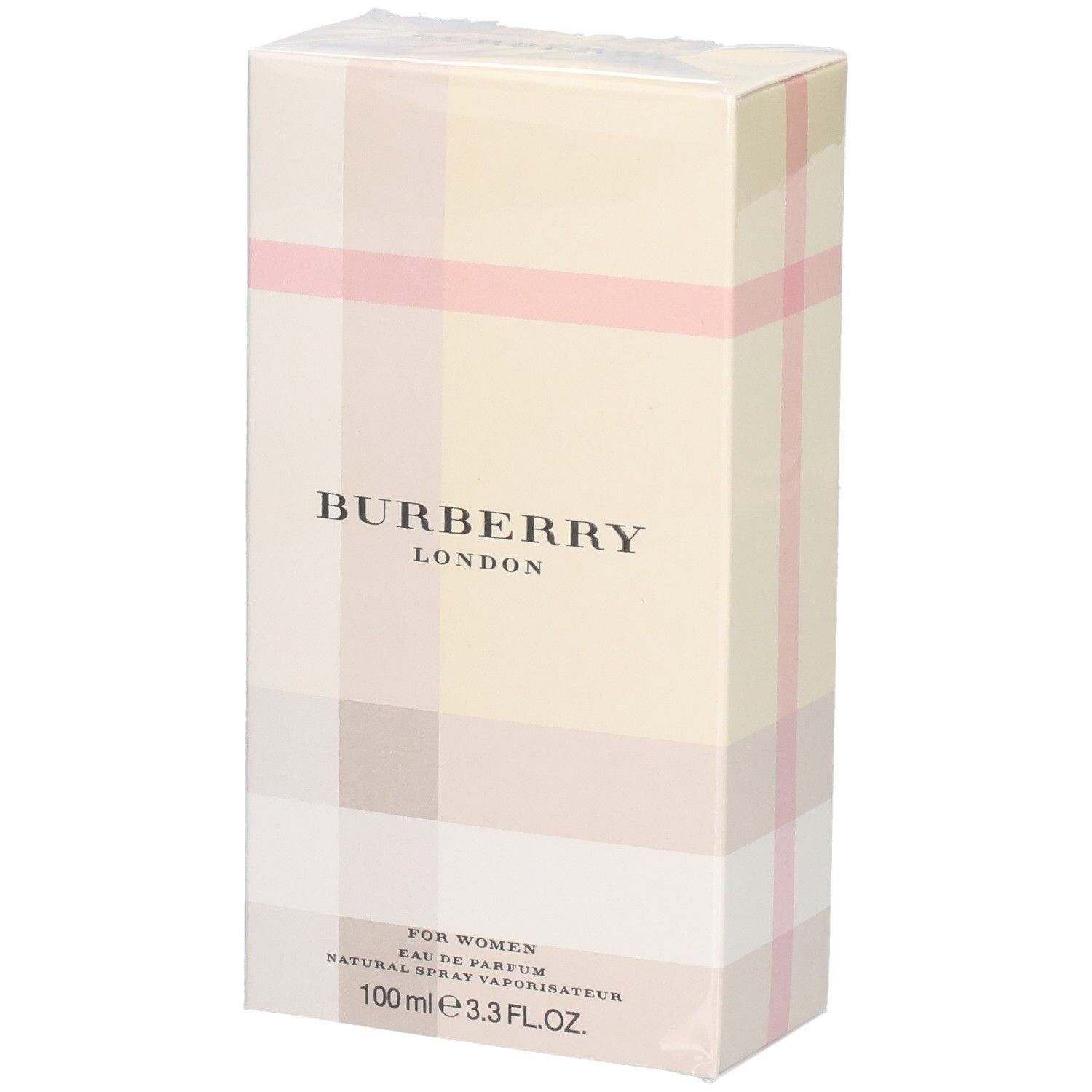 Emballage de Burberry London Eau de Parfum pour femme.