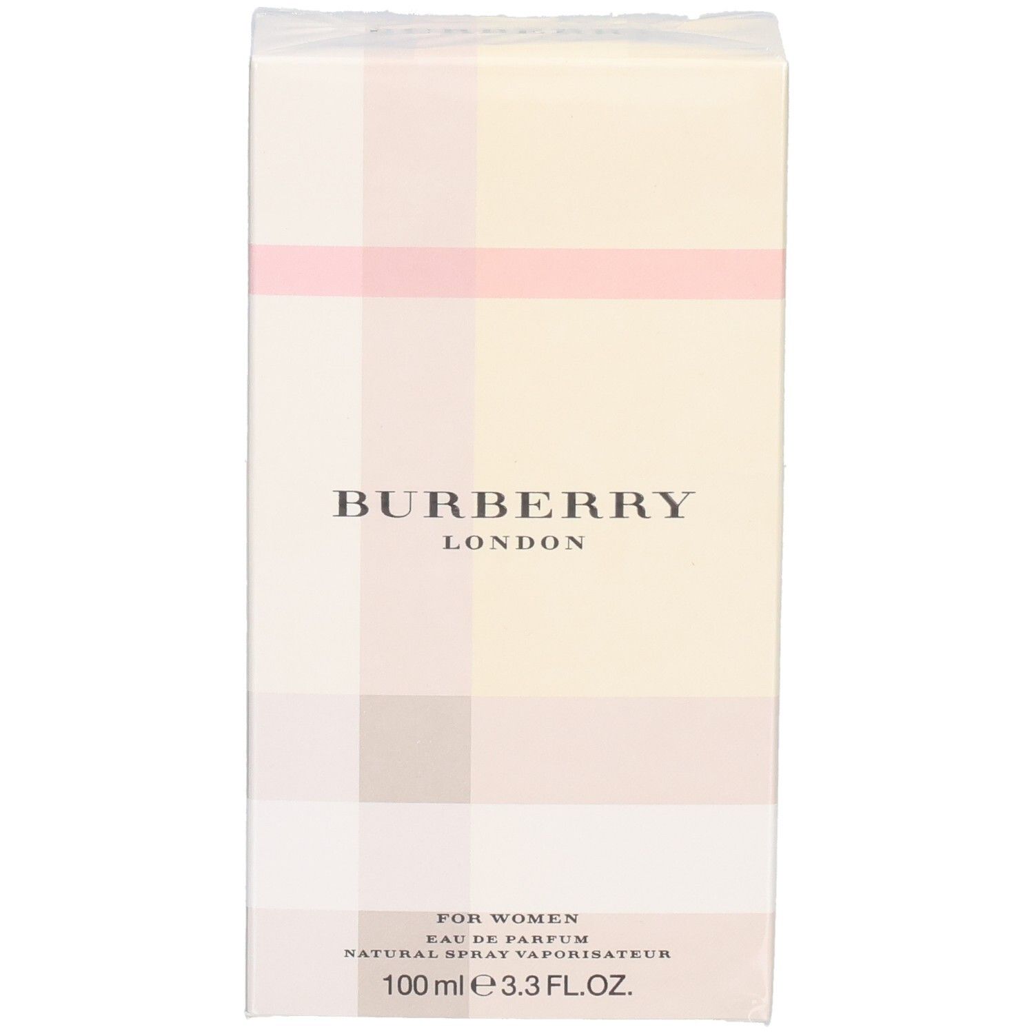 Emballage de Burberry London Eau de Parfum pour femme.