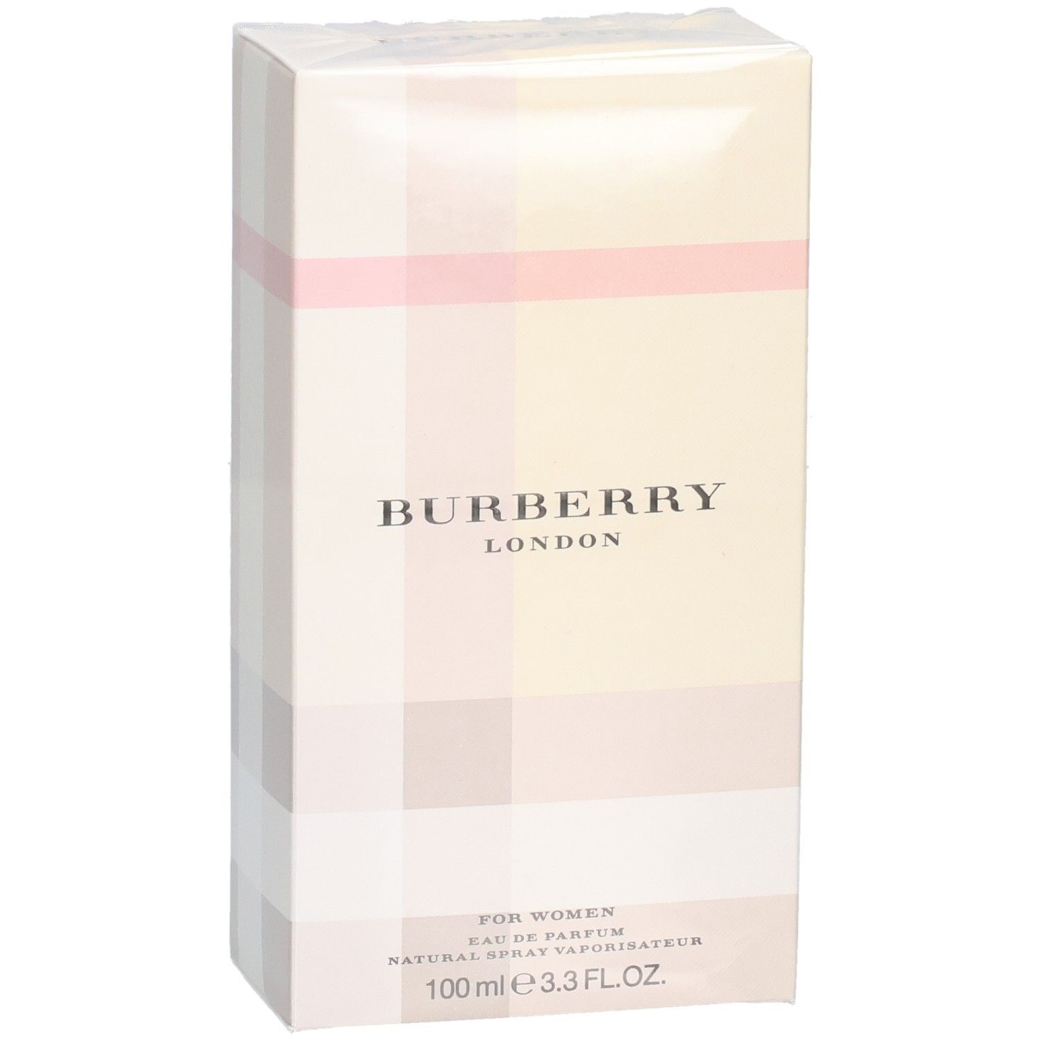 Emballage de Burberry London Eau de Parfum pour femme.