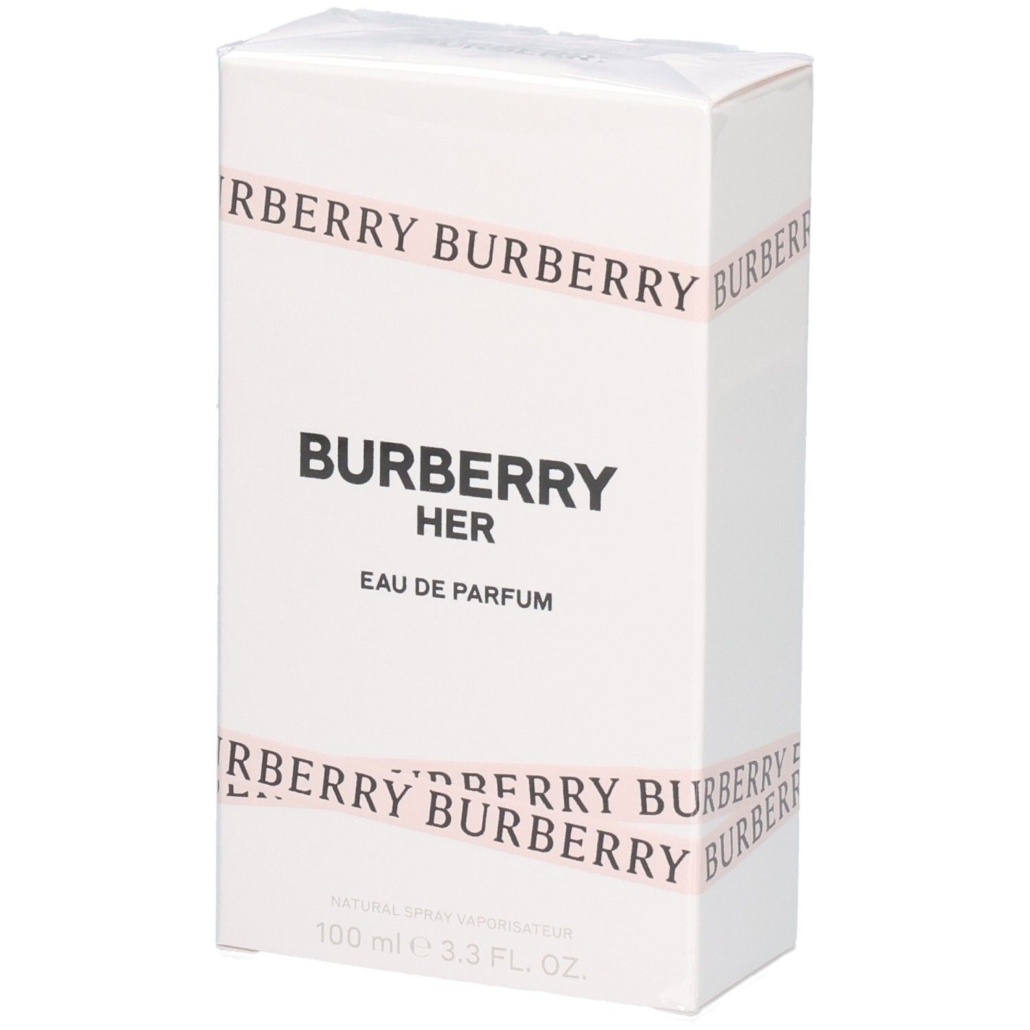 Emballage de Burberry Her Eau de Parfum, 100 ml.