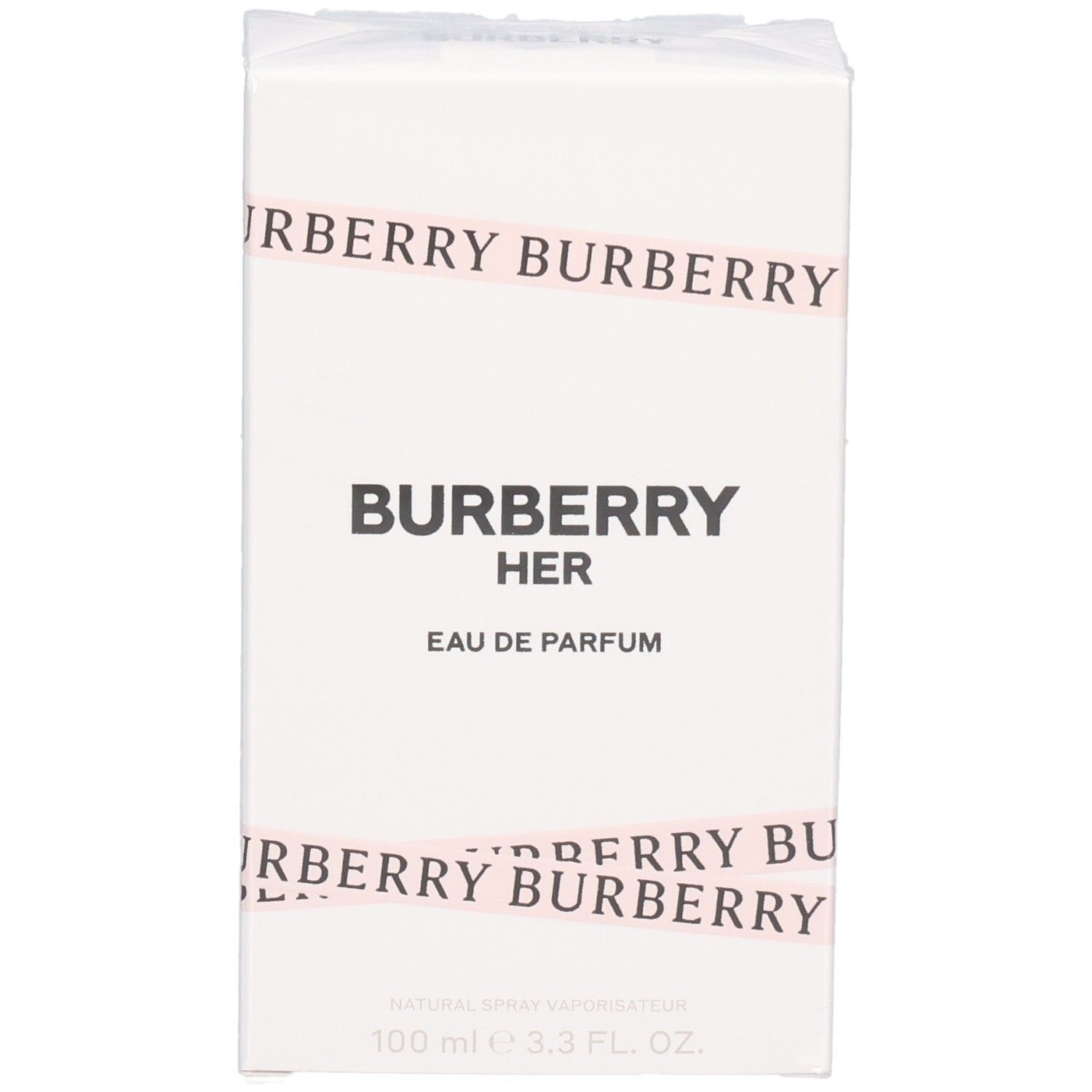 Emballage de Burberry Her Eau de Parfum, 100 ml.