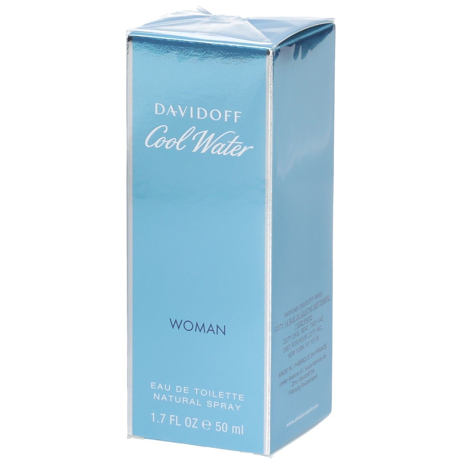 Coffret Davidoff Cool Water Woman Eau de Toilette 50 ml.