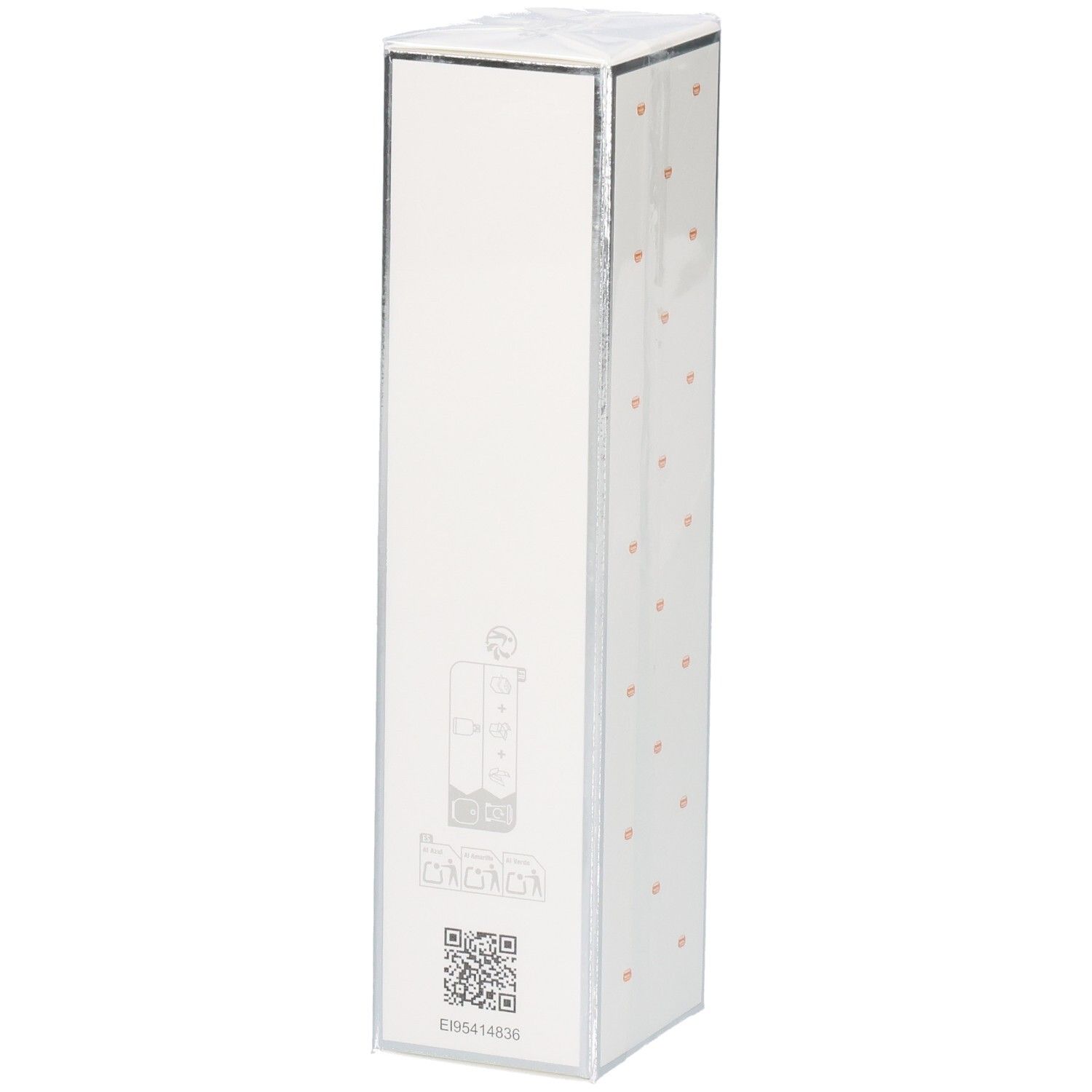 Boîte Hugo Boss Orange Woman Eau de Toilette, verso avec illustration.
