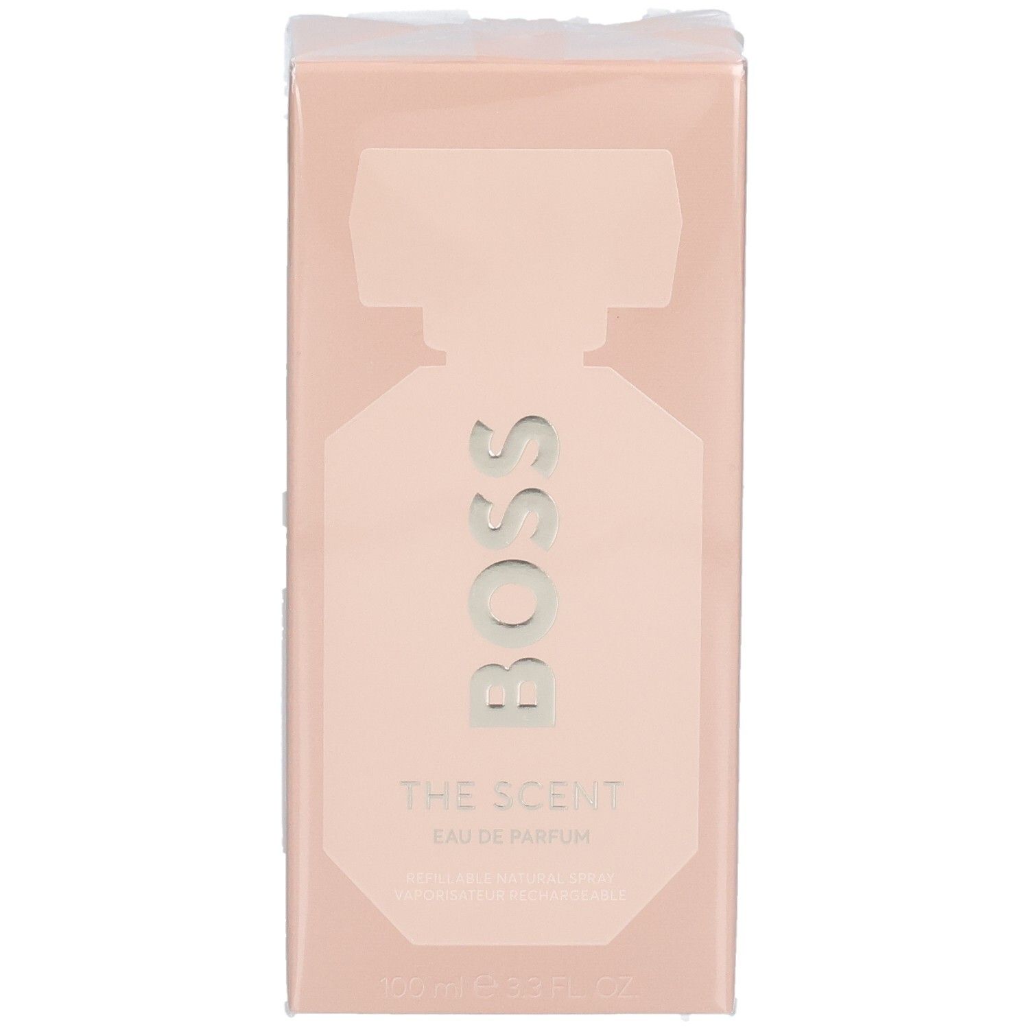 Emballage de Hugo Boss The Scent Eau de Parfum pour femme, 100ml.