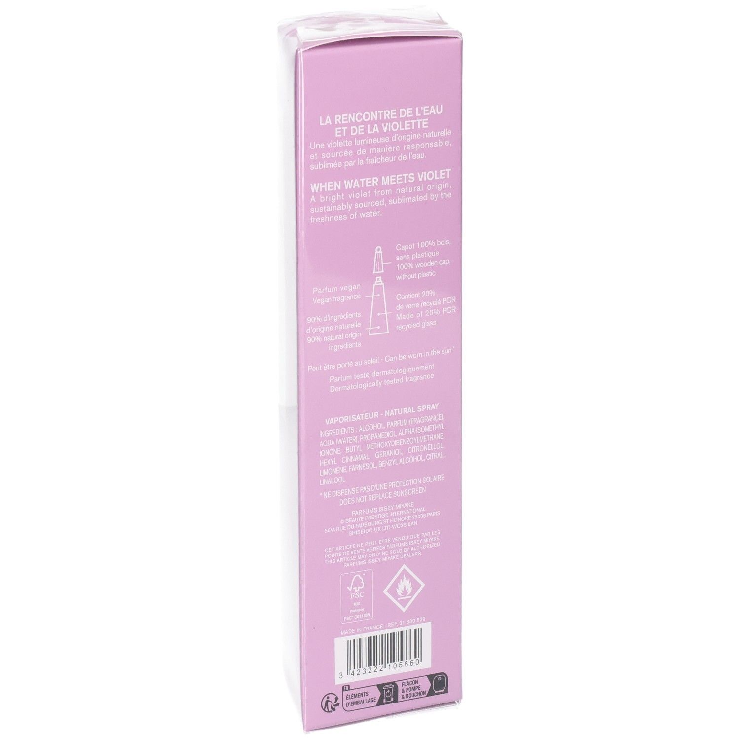 Issey Miyake L'Eau d'Issey Solar Violet Eau de Toilette Intense emballage.